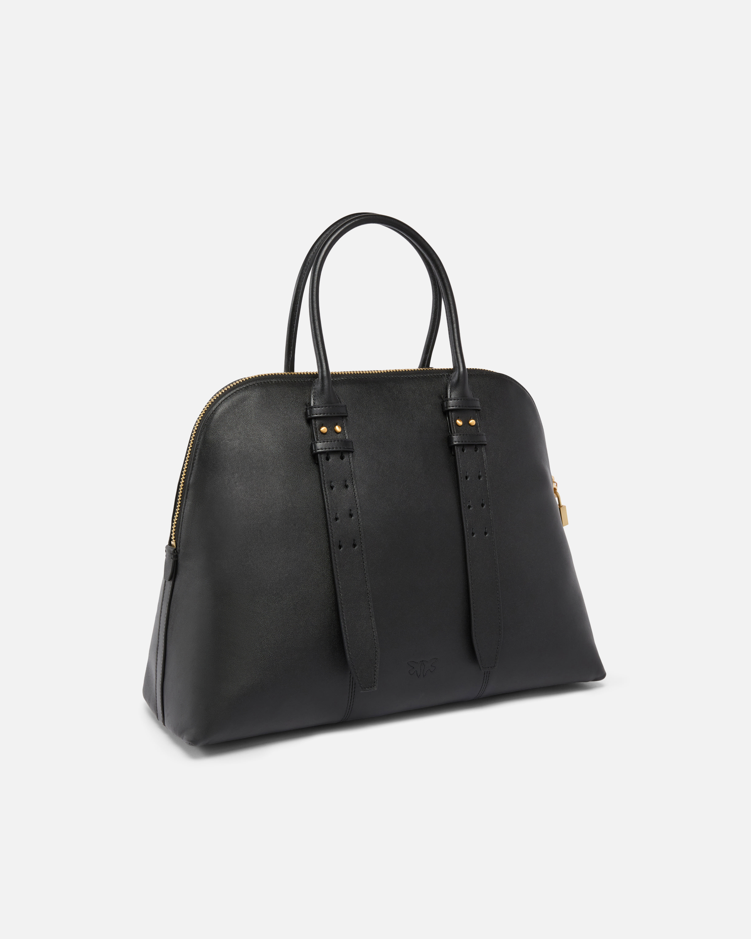 Pinko Maxi Leather Escape Bag Bowling Bag