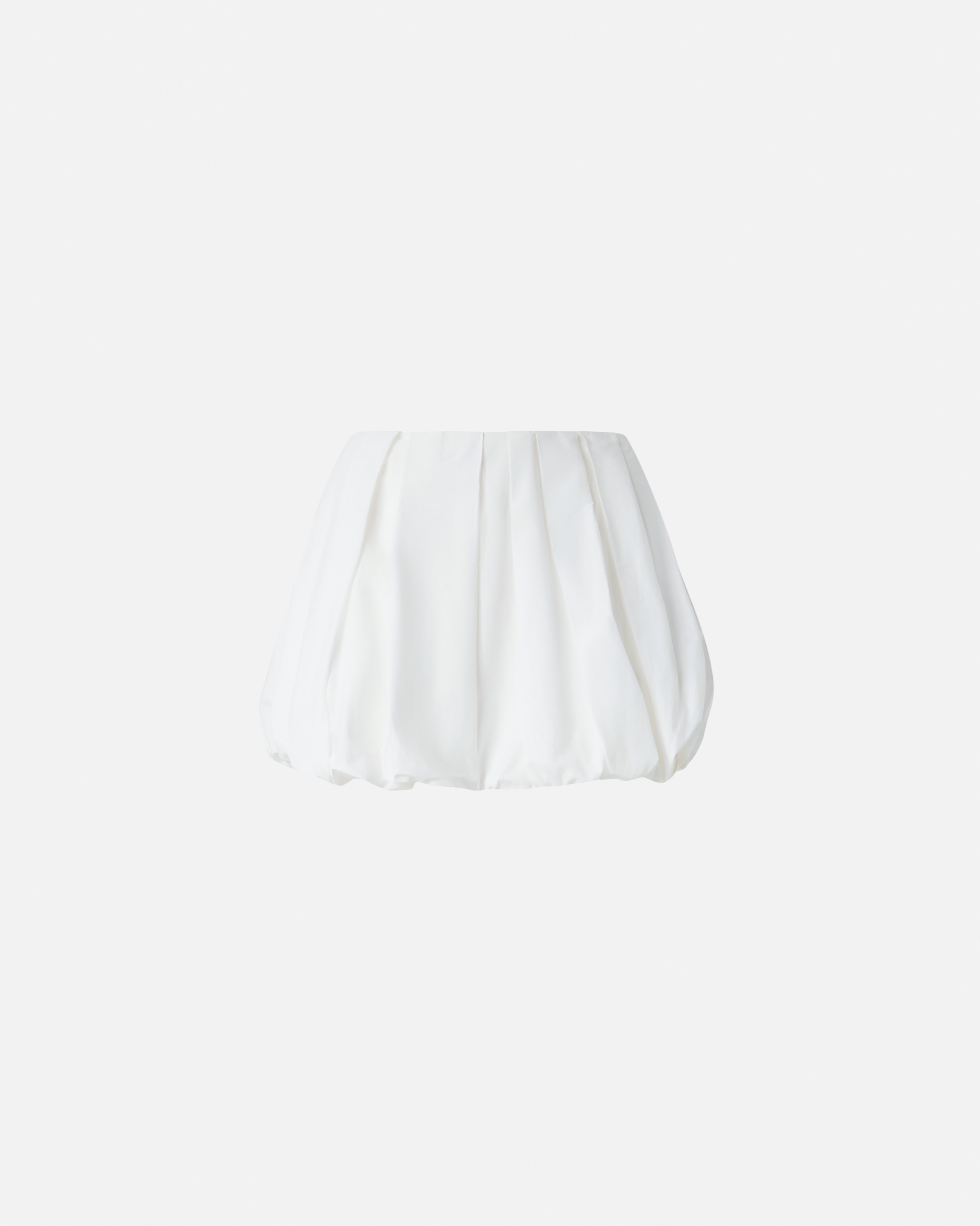 Pleated poplin mini balloon skirt PINKO → Shop Online