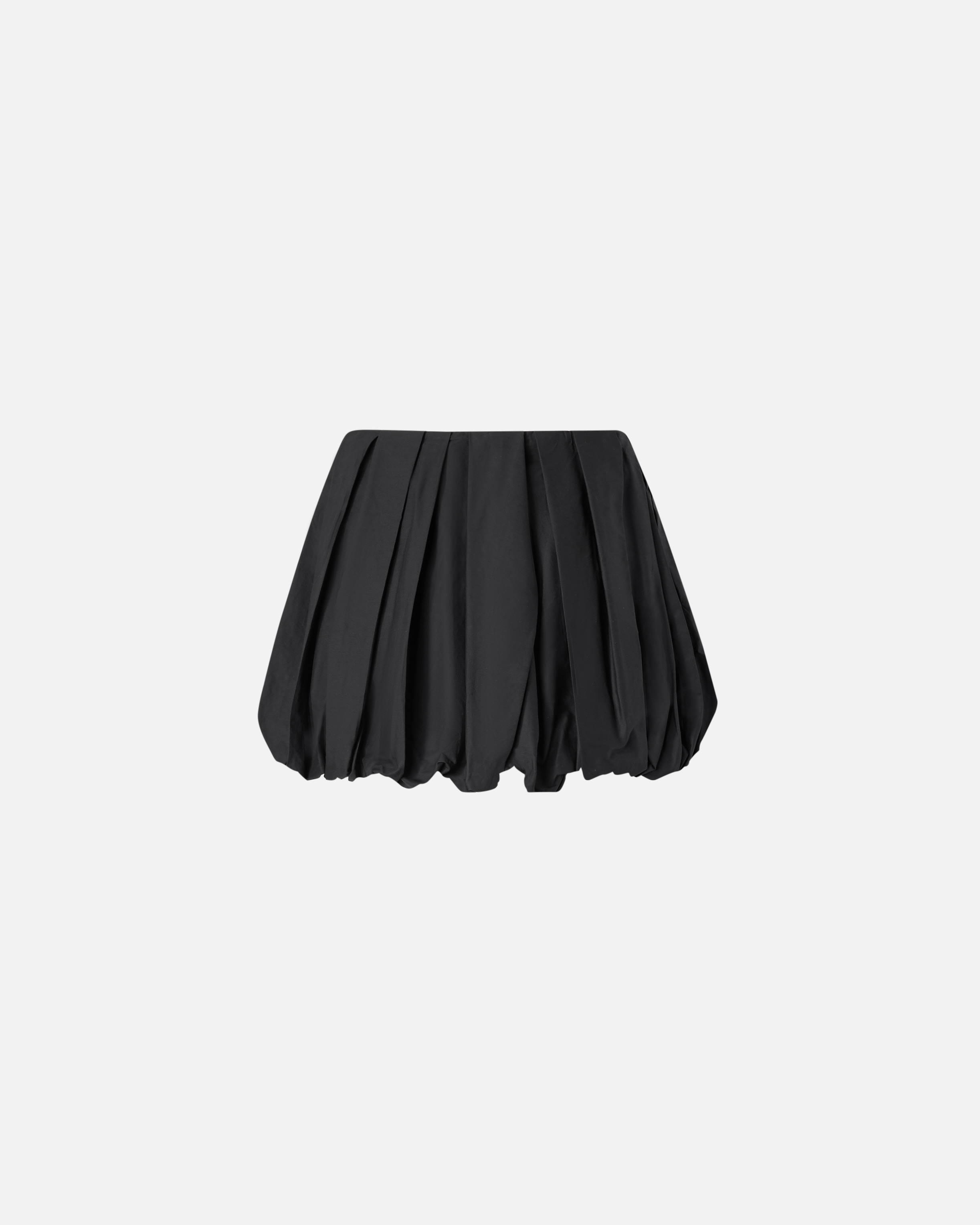 Pleated poplin mini balloon skirt PINKO → Shop Online
