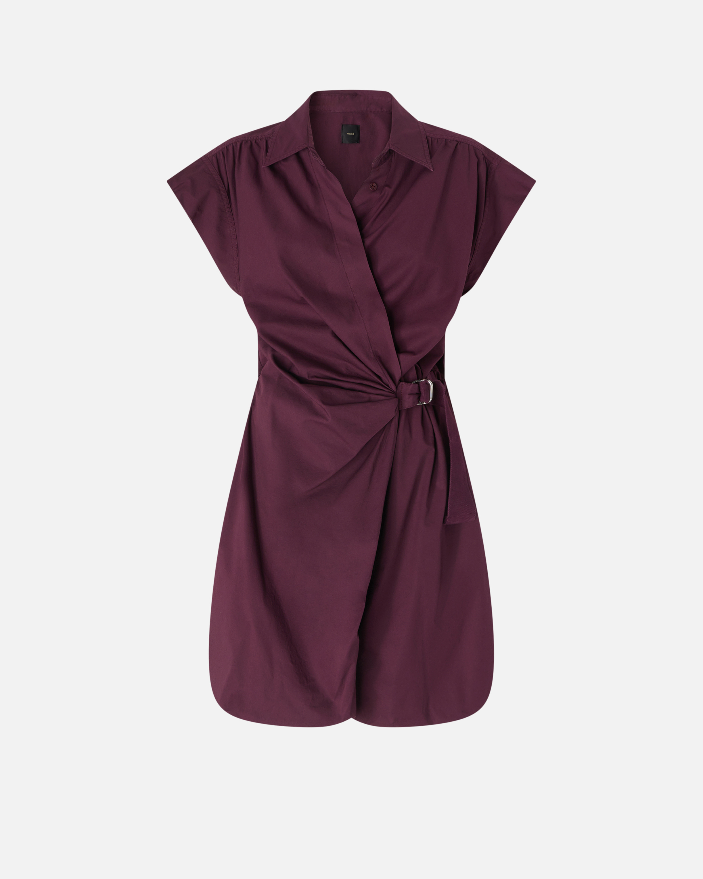 Pinko Short Shirt Dress With Crisscross