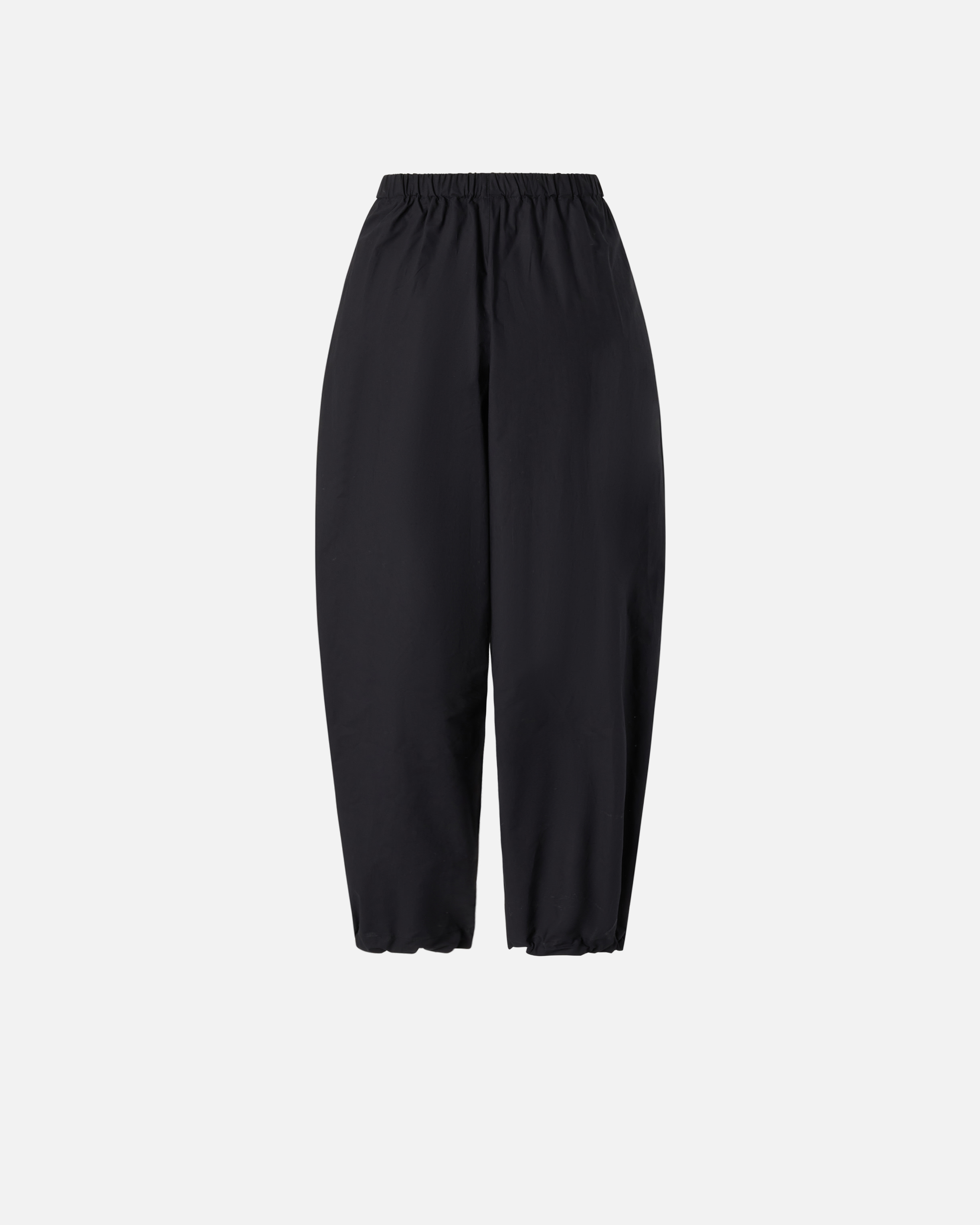 Pinko Lightweight Balloon Pants With Drawstring In Limo Black
