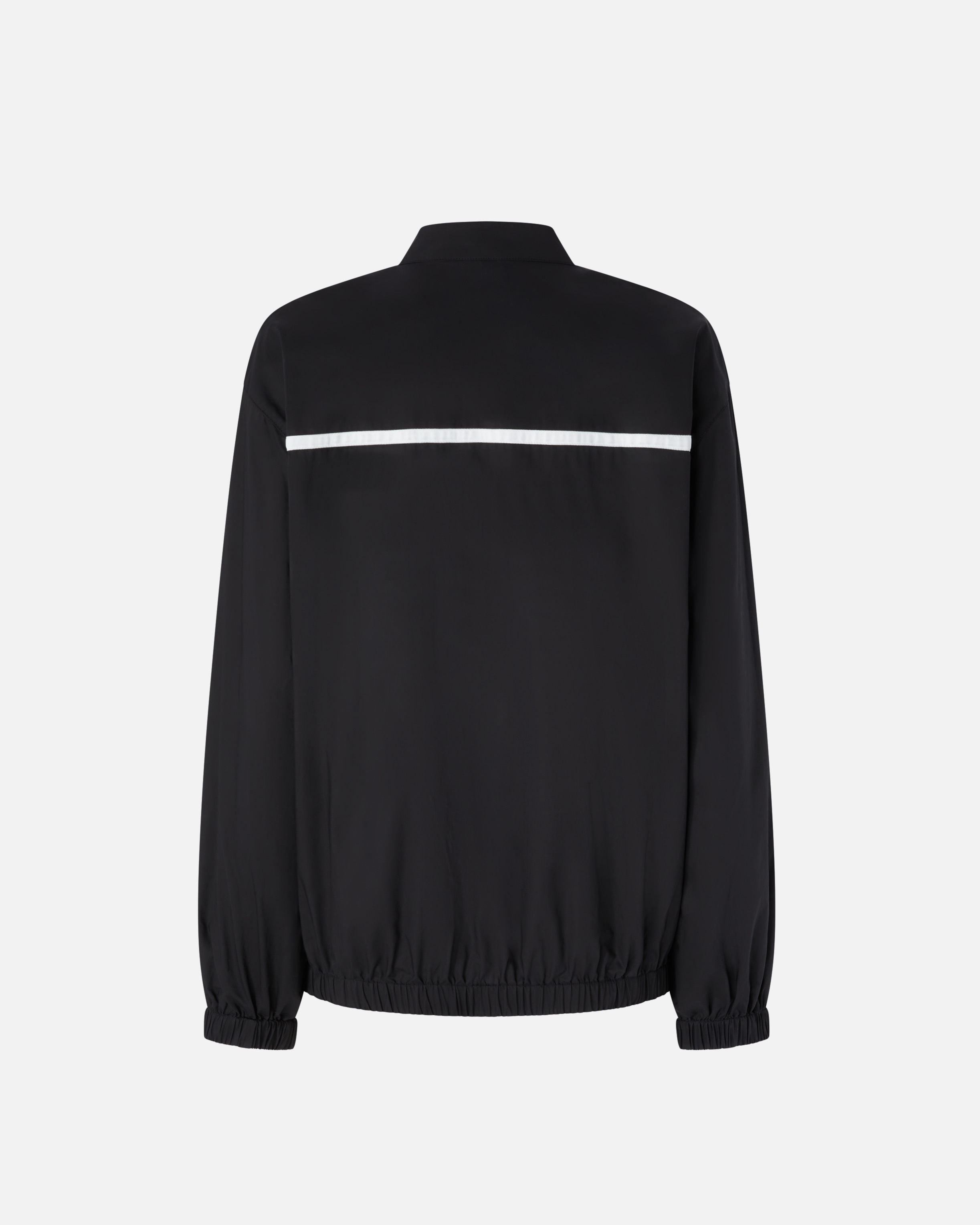 Pinko Bomber En Popeline À Motif Flammes In Nero Limousine