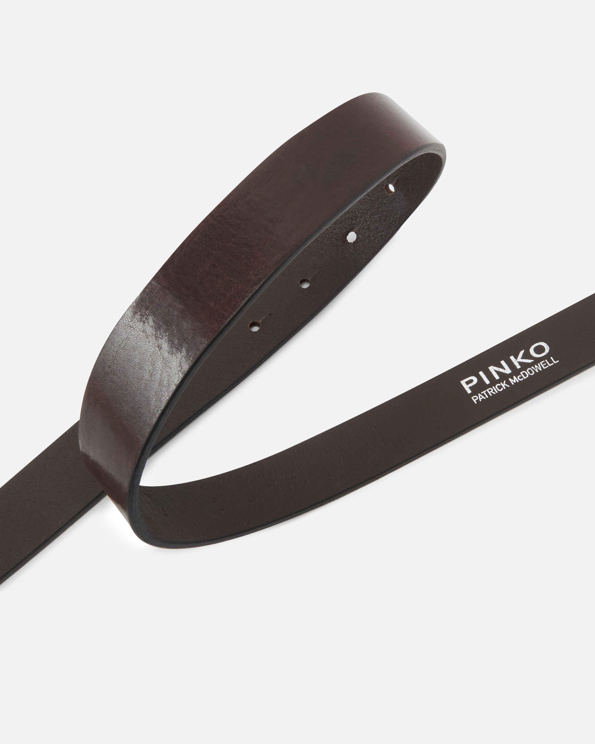 Reimagine by PINKO X Patrick McDowell thin 2.5 cm belt with Reimagine by PINKO X Patrick McDowell thin 2.5 cm belt with