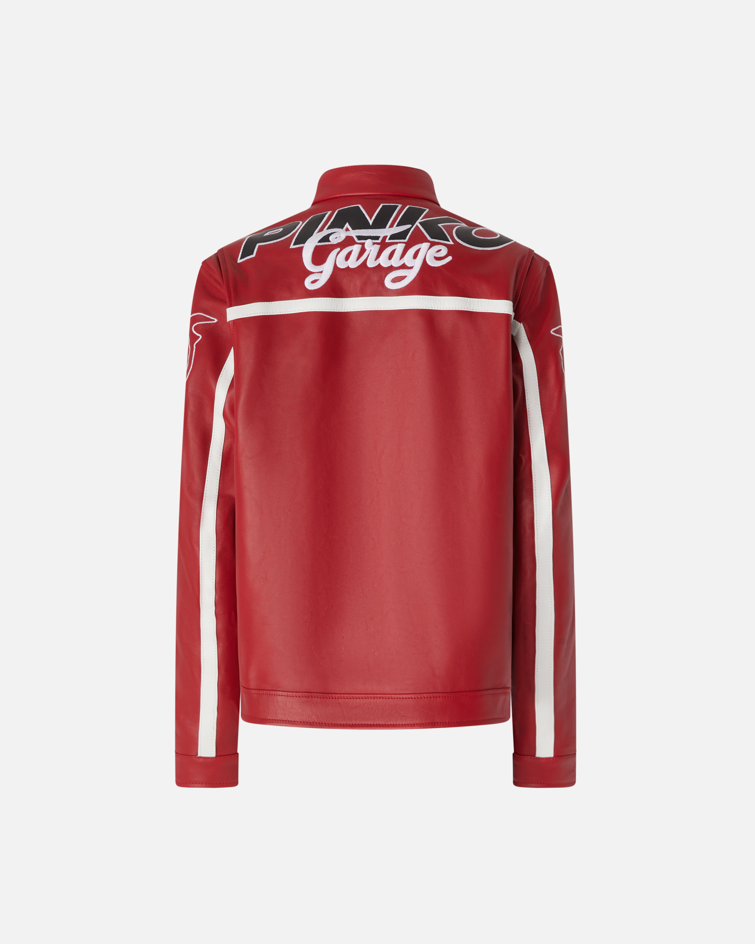 ベスト・ジレ PINKO FW25 Jackets (105107 A2WND01) Pinko Graffetta shiny nylon sleeveless jacket for women