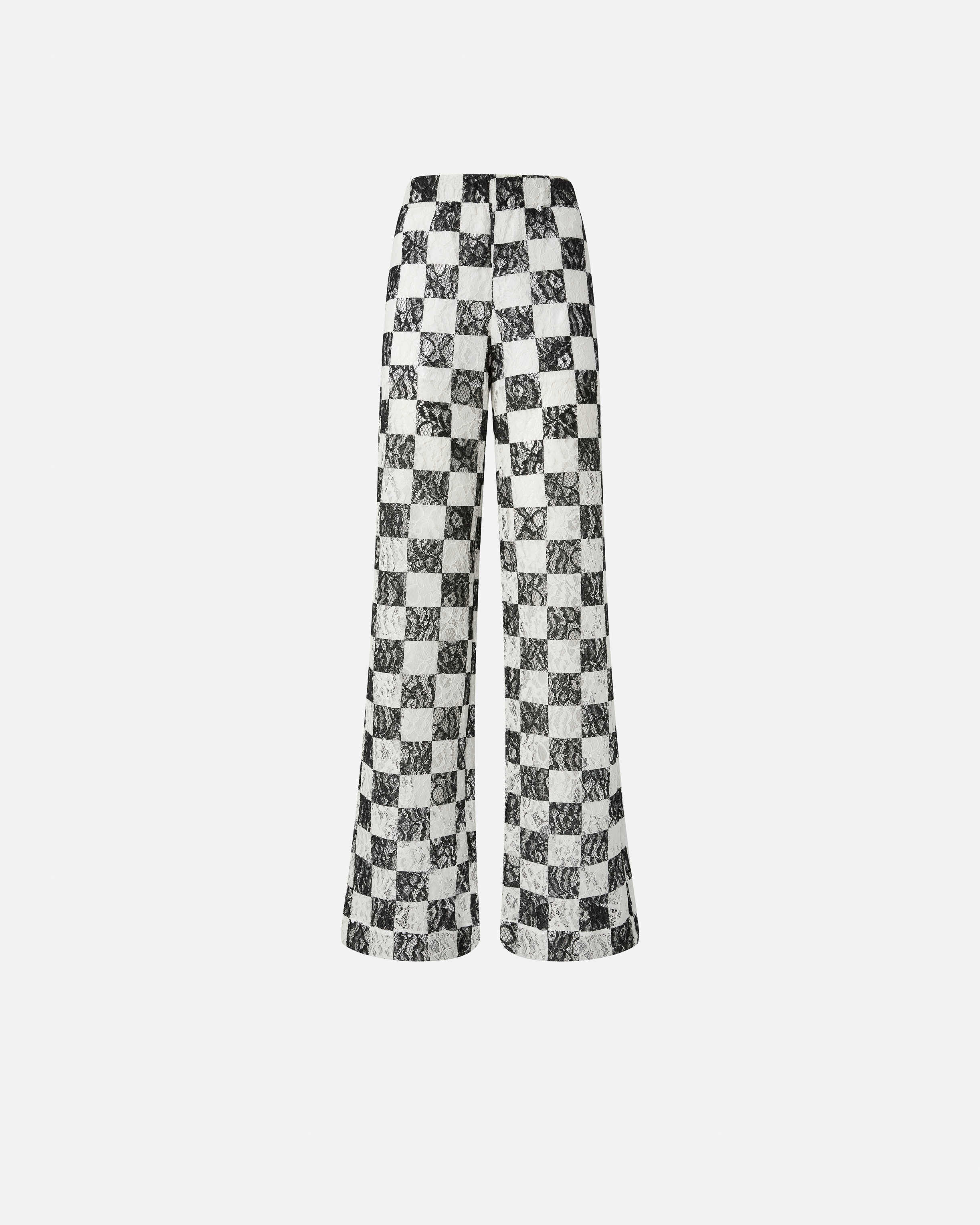Pinko Percy Pants In Bianco/nero