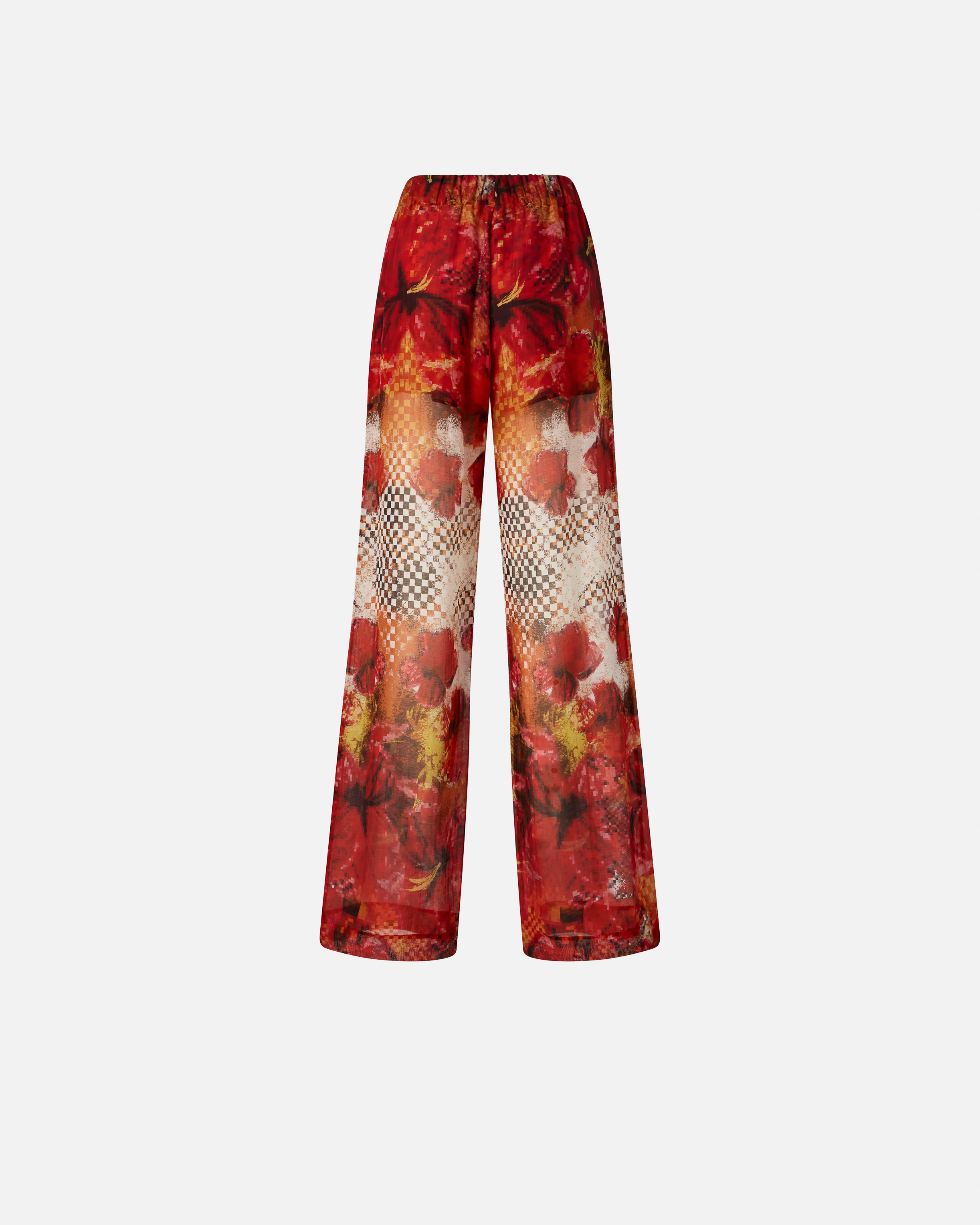 Pinko Christian Pants In Multicolour: Red/white