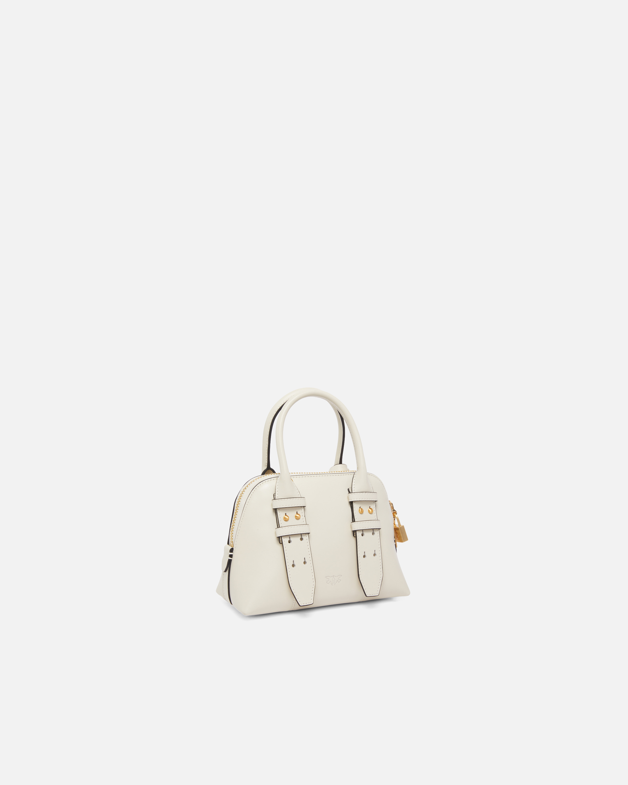 Pinko Leather Mini Escape Bag Bowling Bag