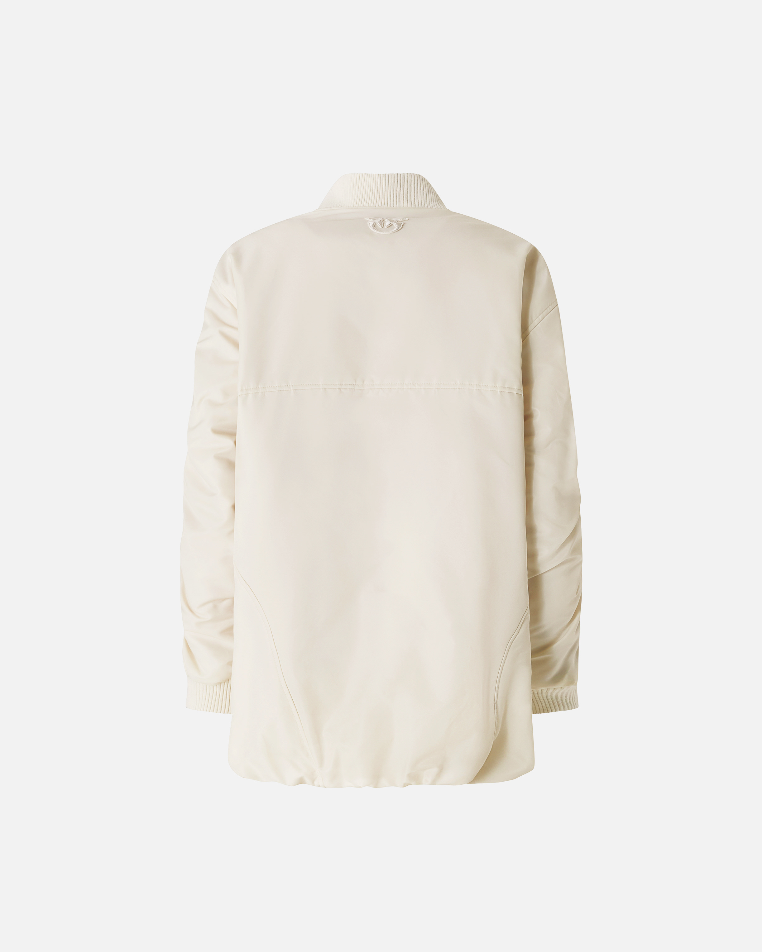 Bomber lungo in raso tecnico 5