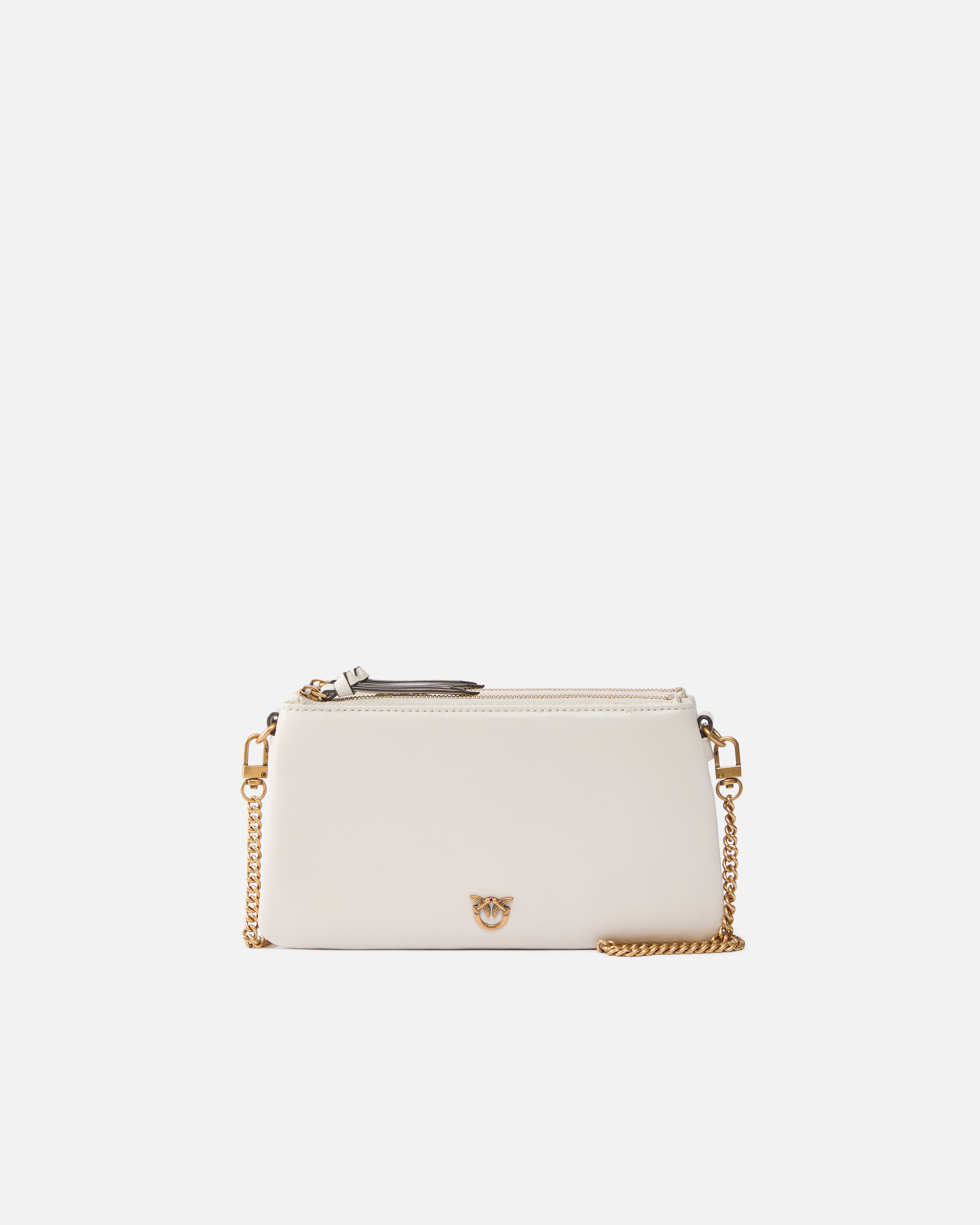 Leather Mini Double Bag with shoulder strap PINKO → Shop Online