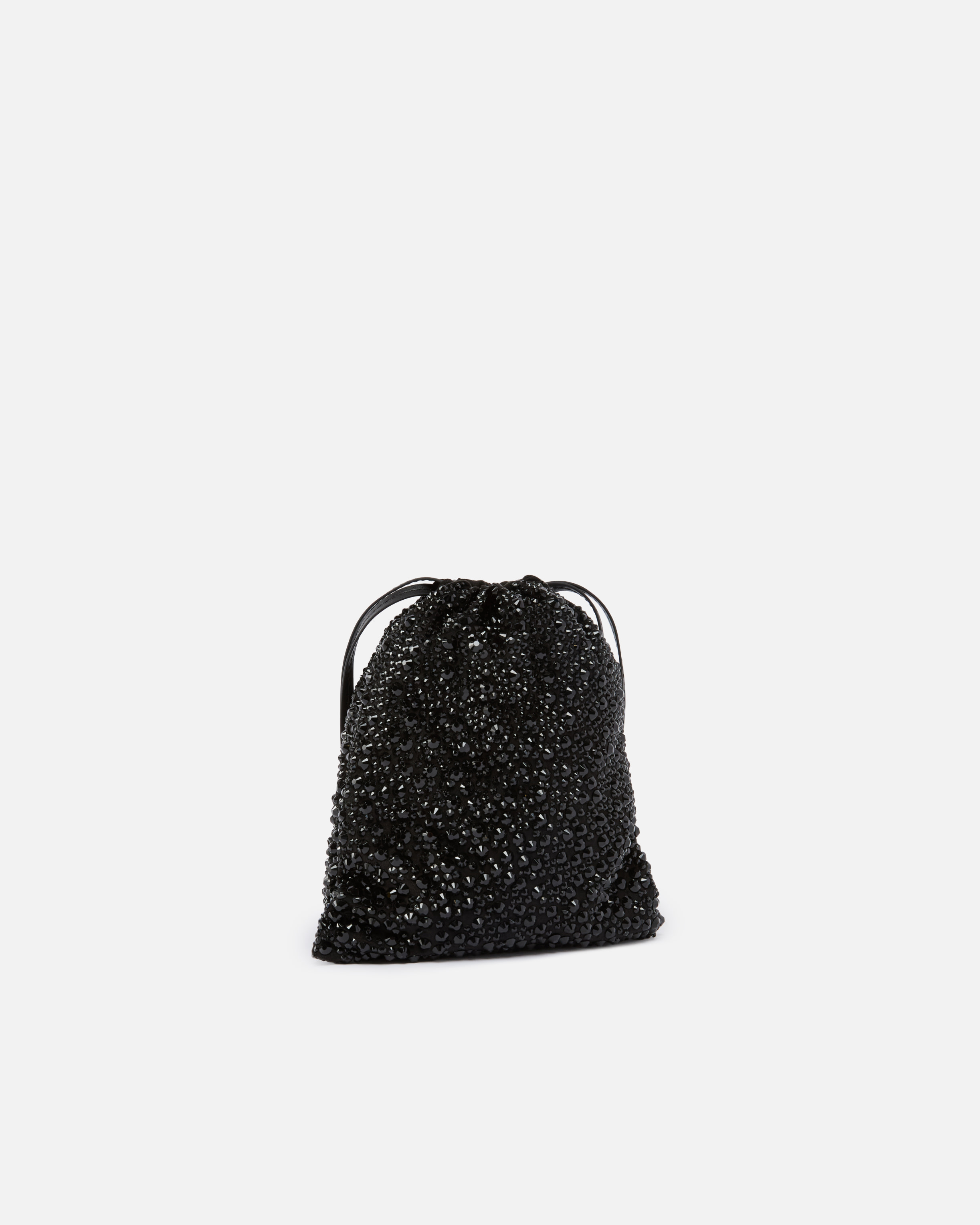 Pinko Baby Slouchy Bag Fully Rhinestoned Shoulder Pouch In Multi