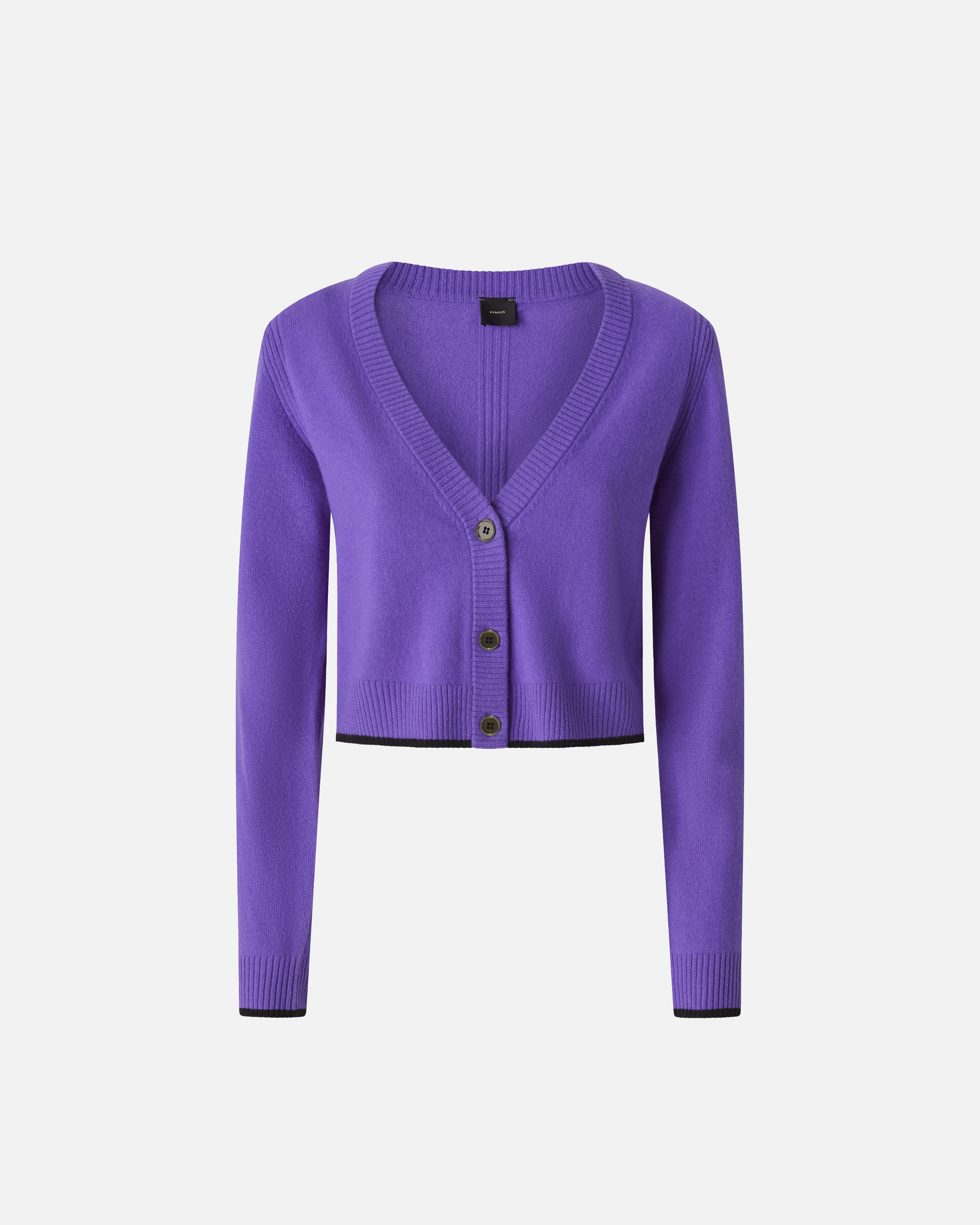 V-neck cardigan - Purple - large