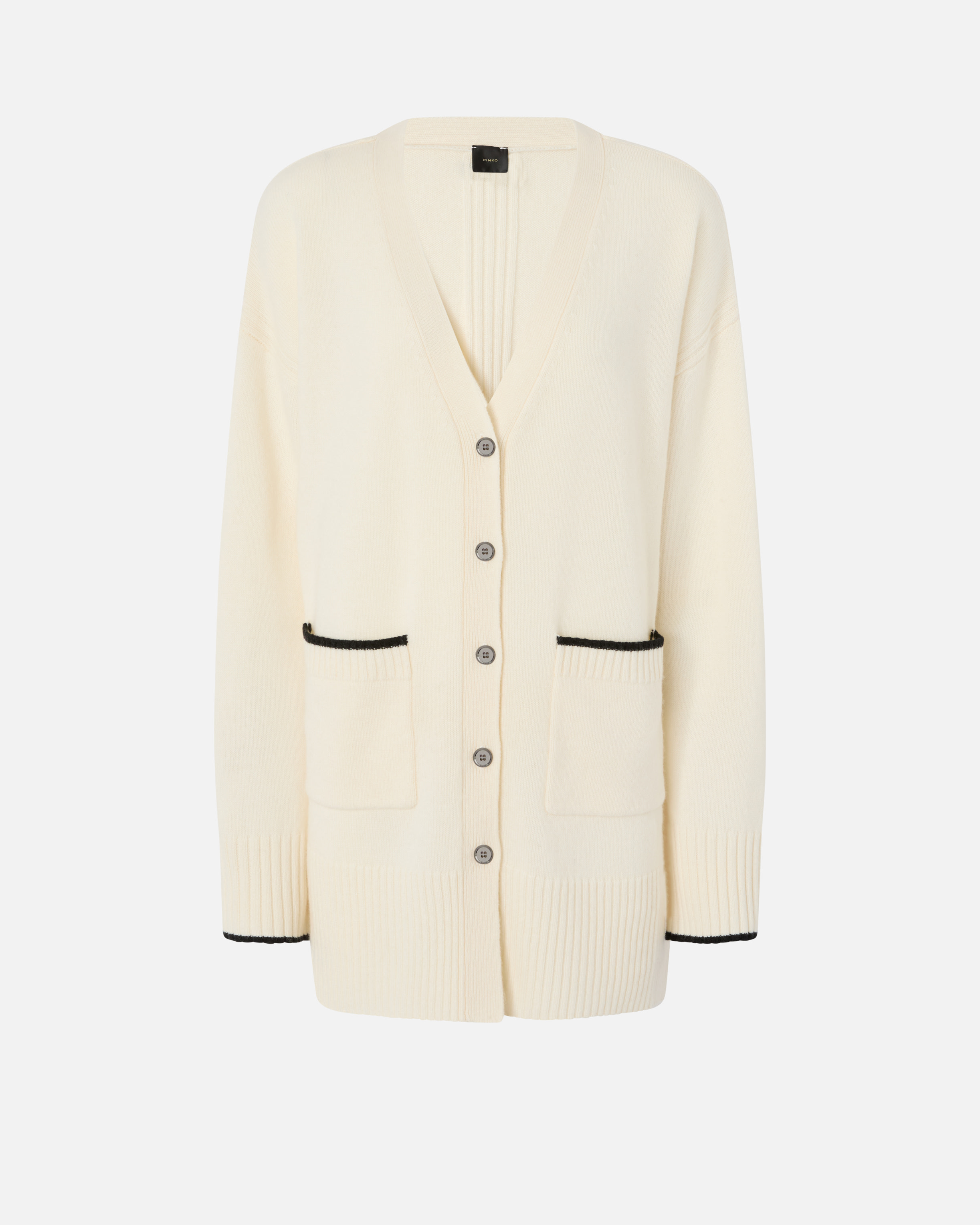 Pinko Tasmania Button Cardigan In White