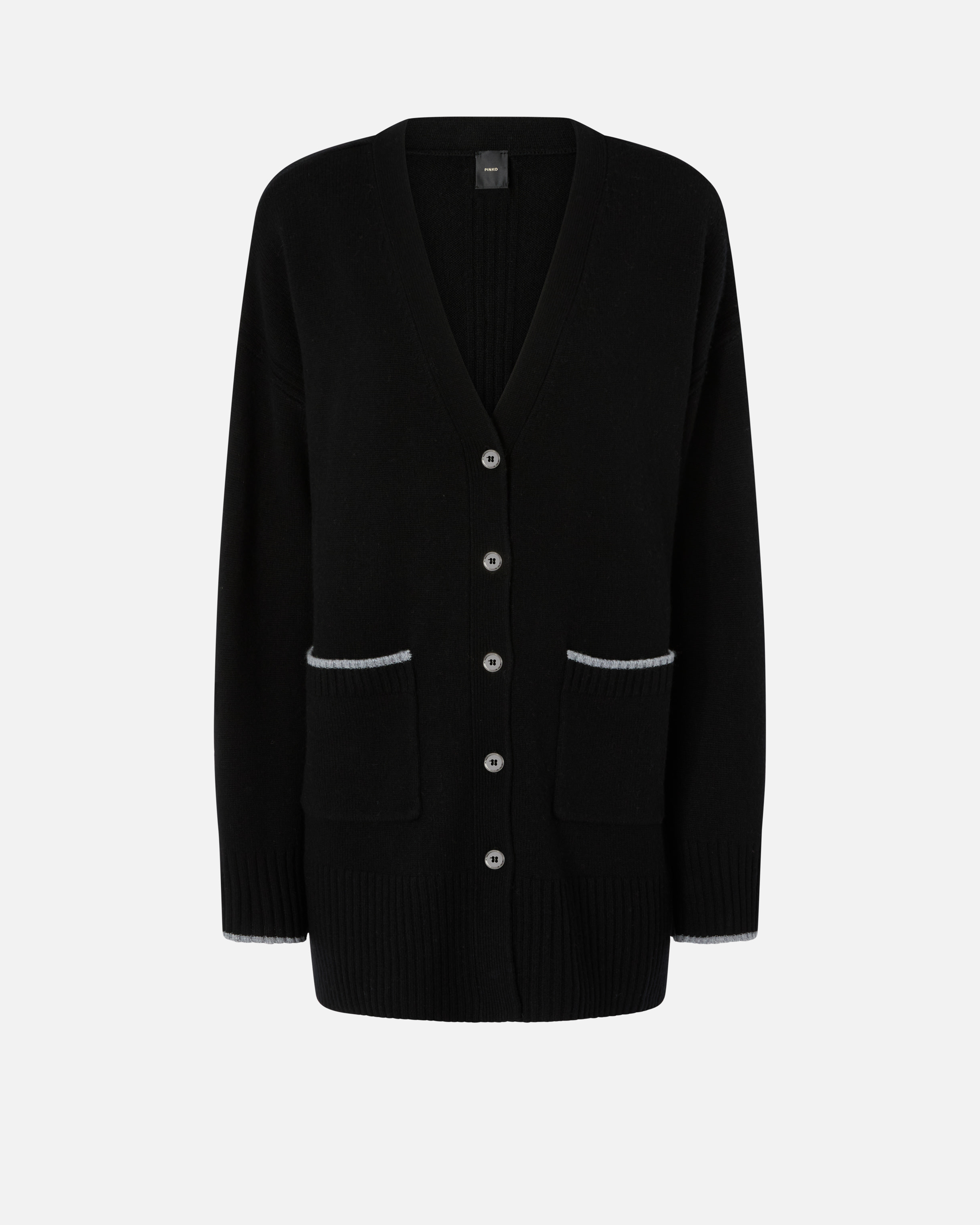 Lange Cardigan mit V-Ausschnitt 4