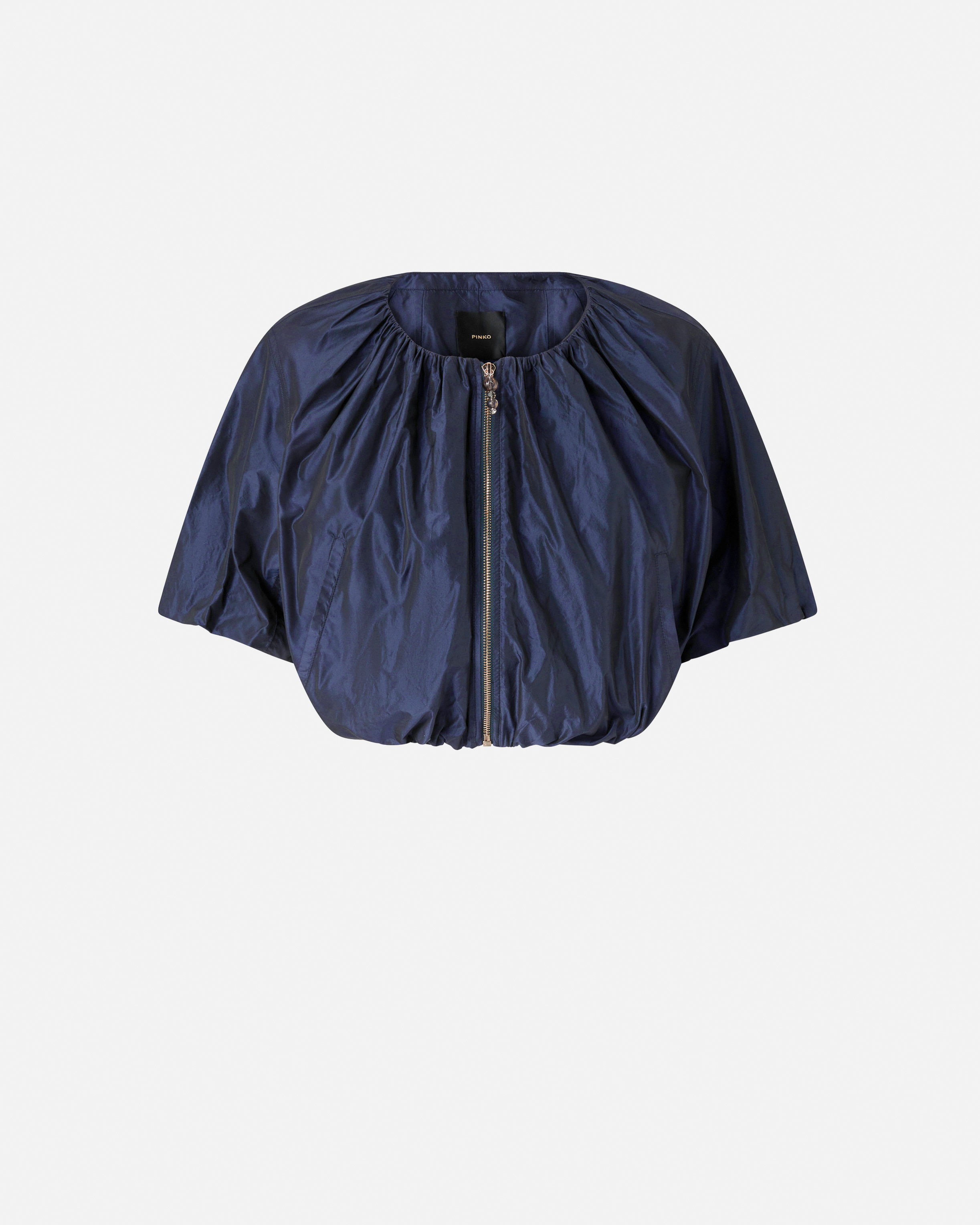 Pinko Puffed Bomber Jacket In Blue