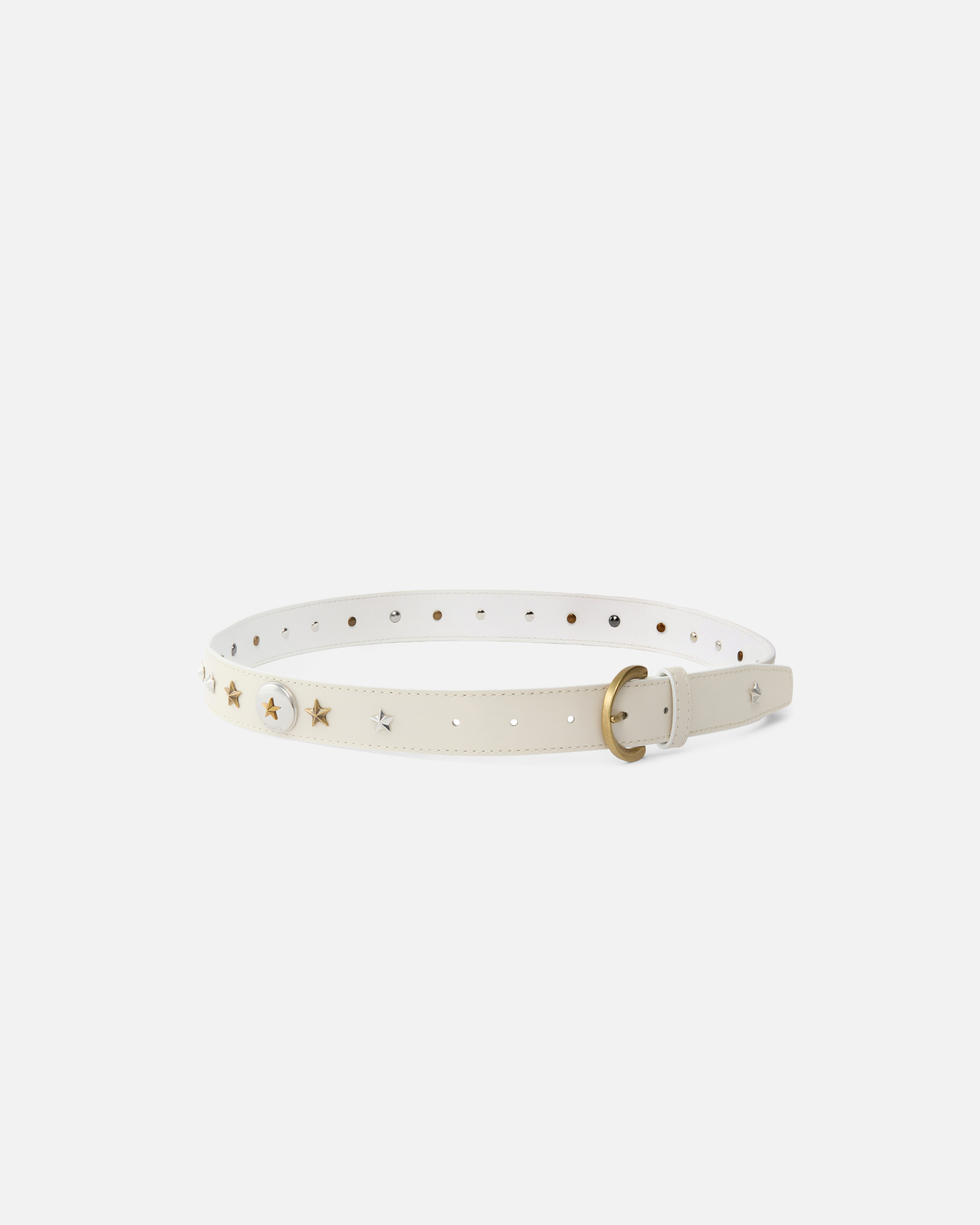 Pinko Star-studded Leather Belt In Multi