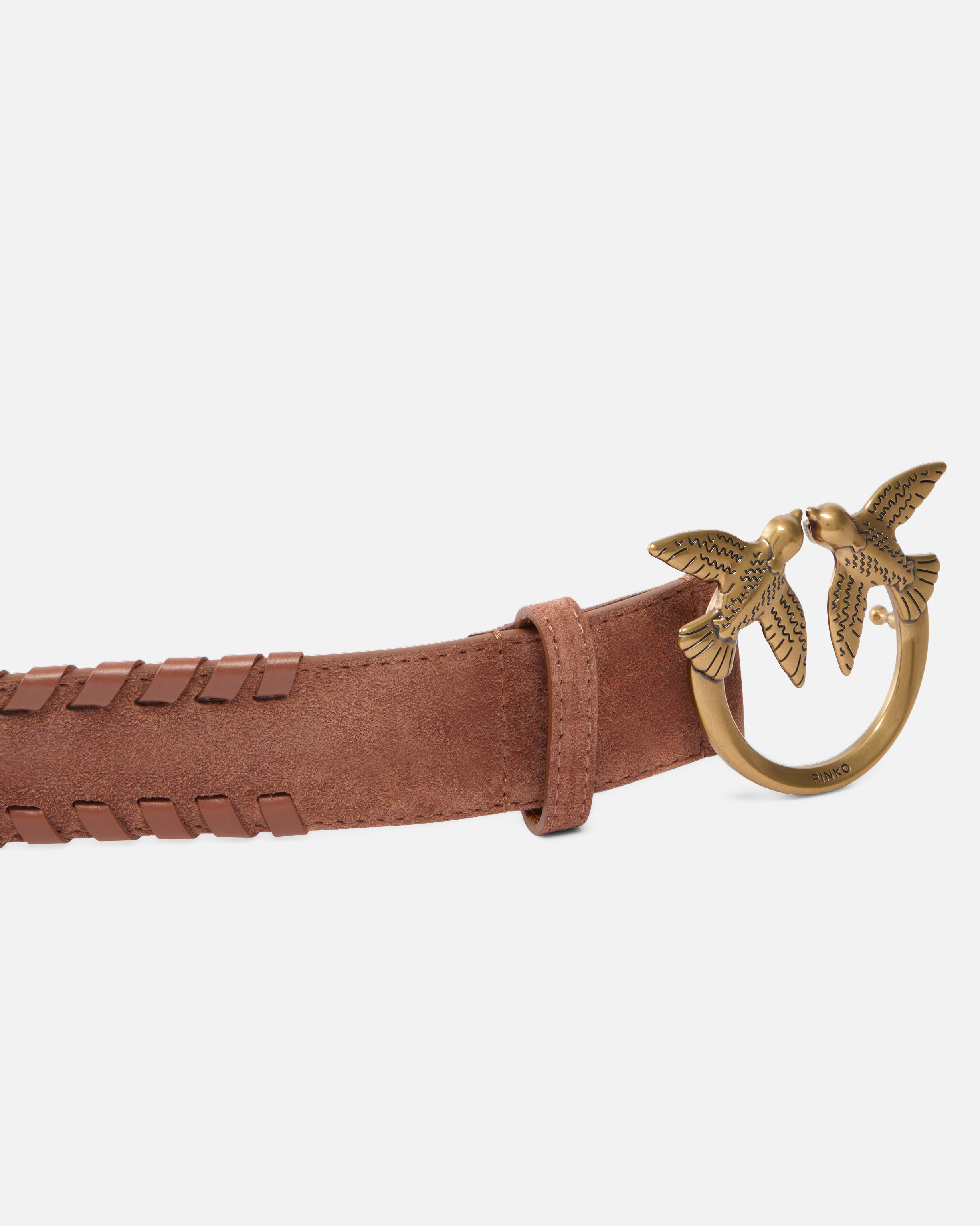 Ремень 4 см с пряжкой Love Birds 4