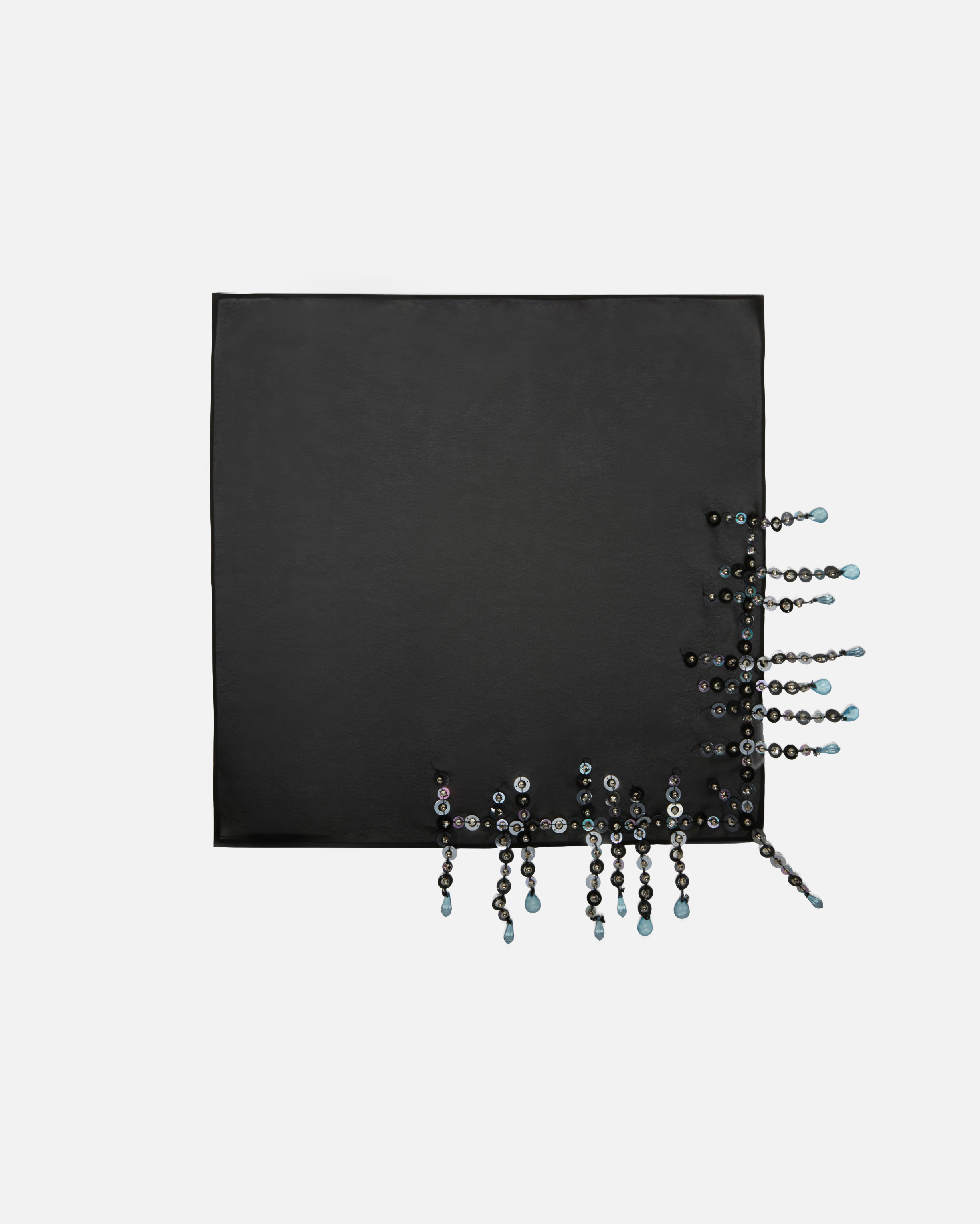 Bandana mit Pailletten und Kristallen 4