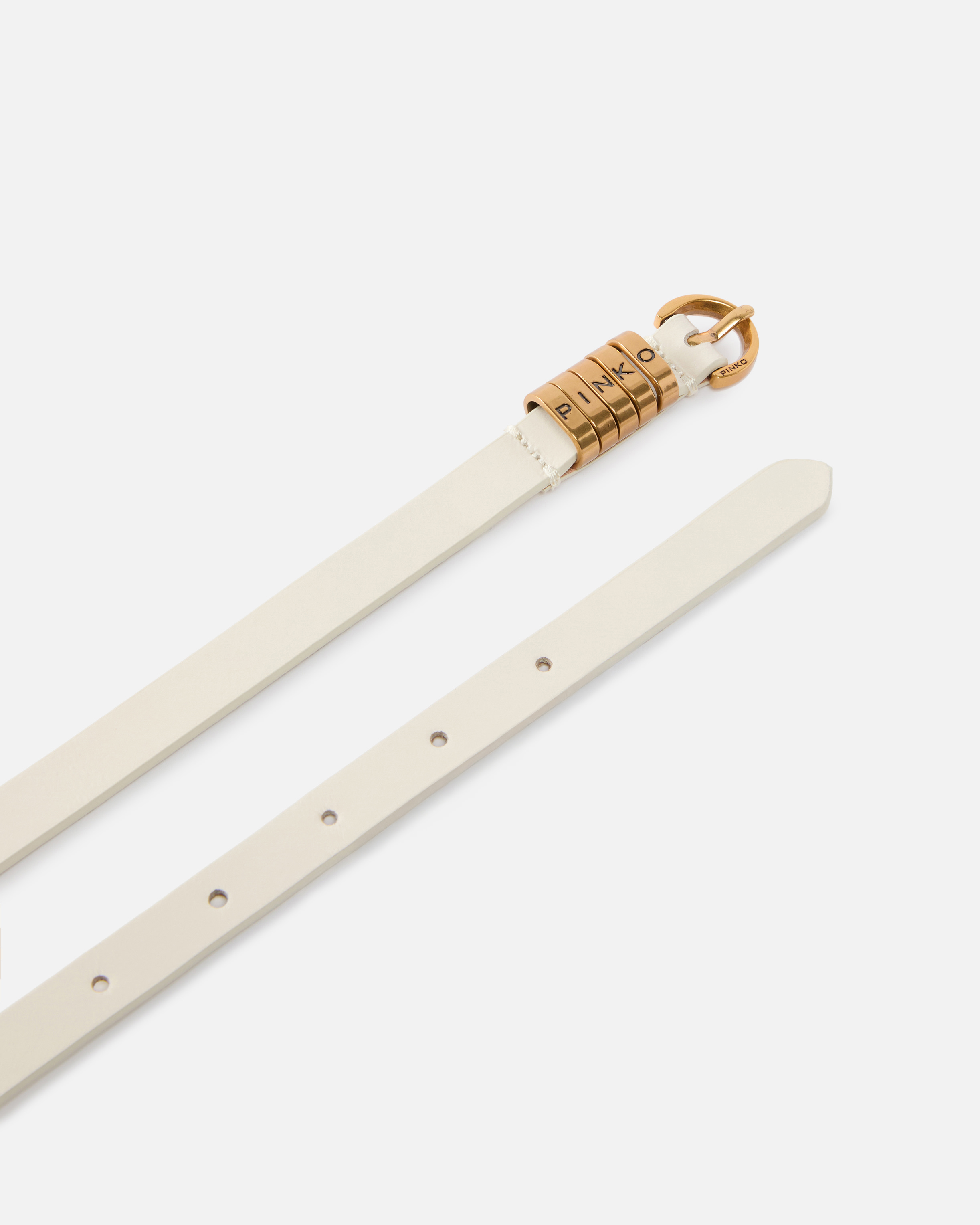 Cintura con logo lettering PINKO 1,2 cm 2