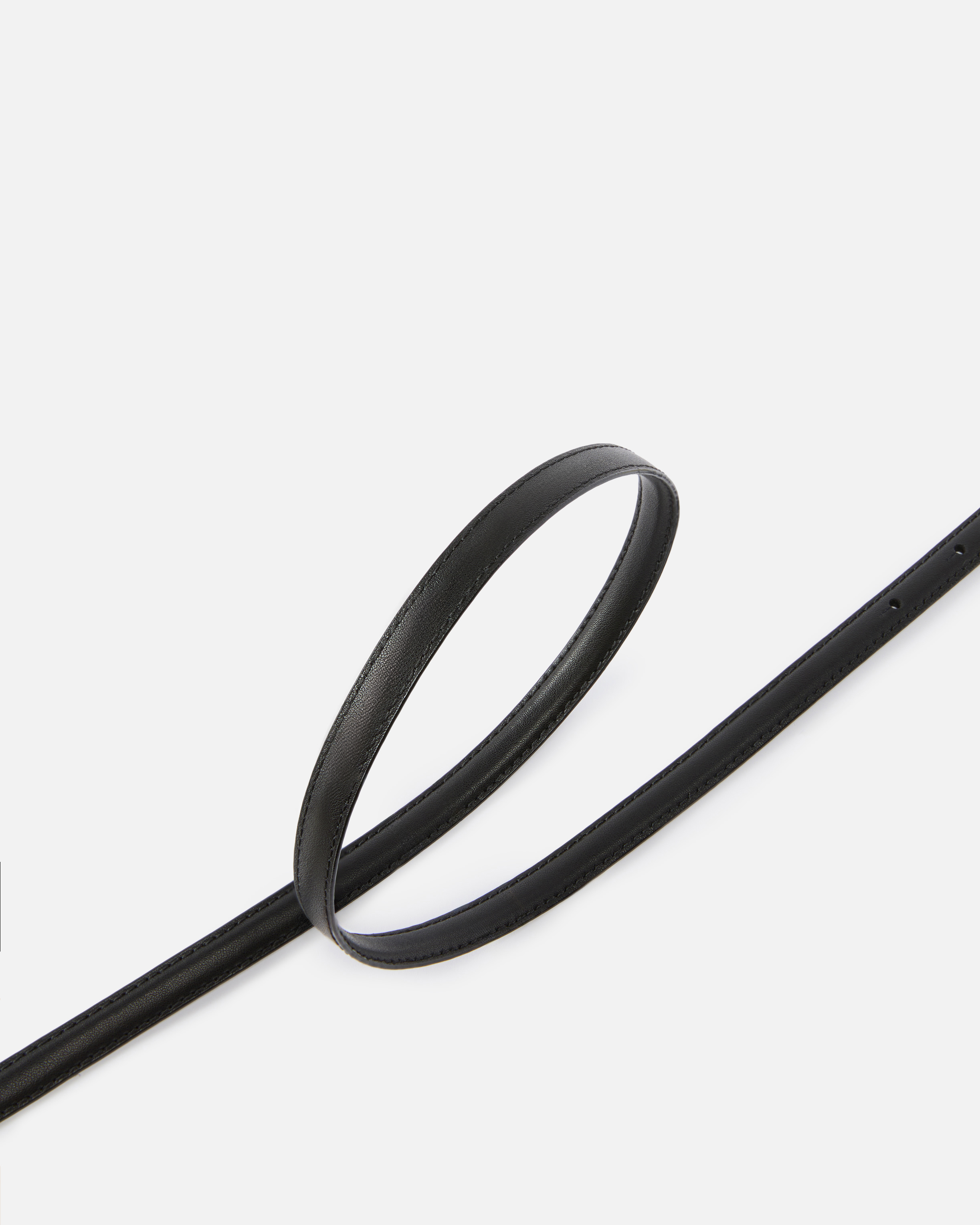 Pinko Thin Leather Belt 1 Cm In Multi