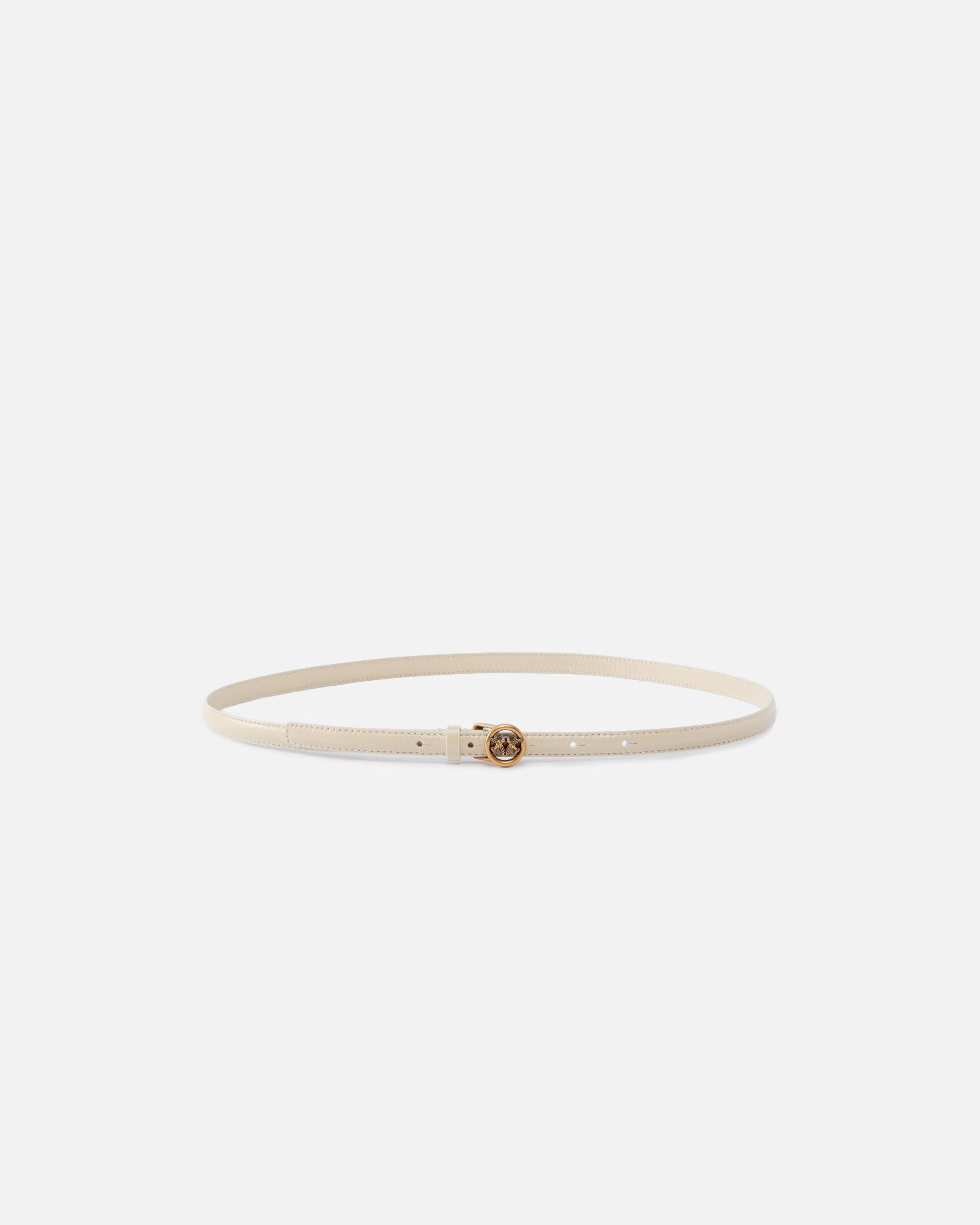 Pinko Thin Leather Belt 1 Cm In Multi