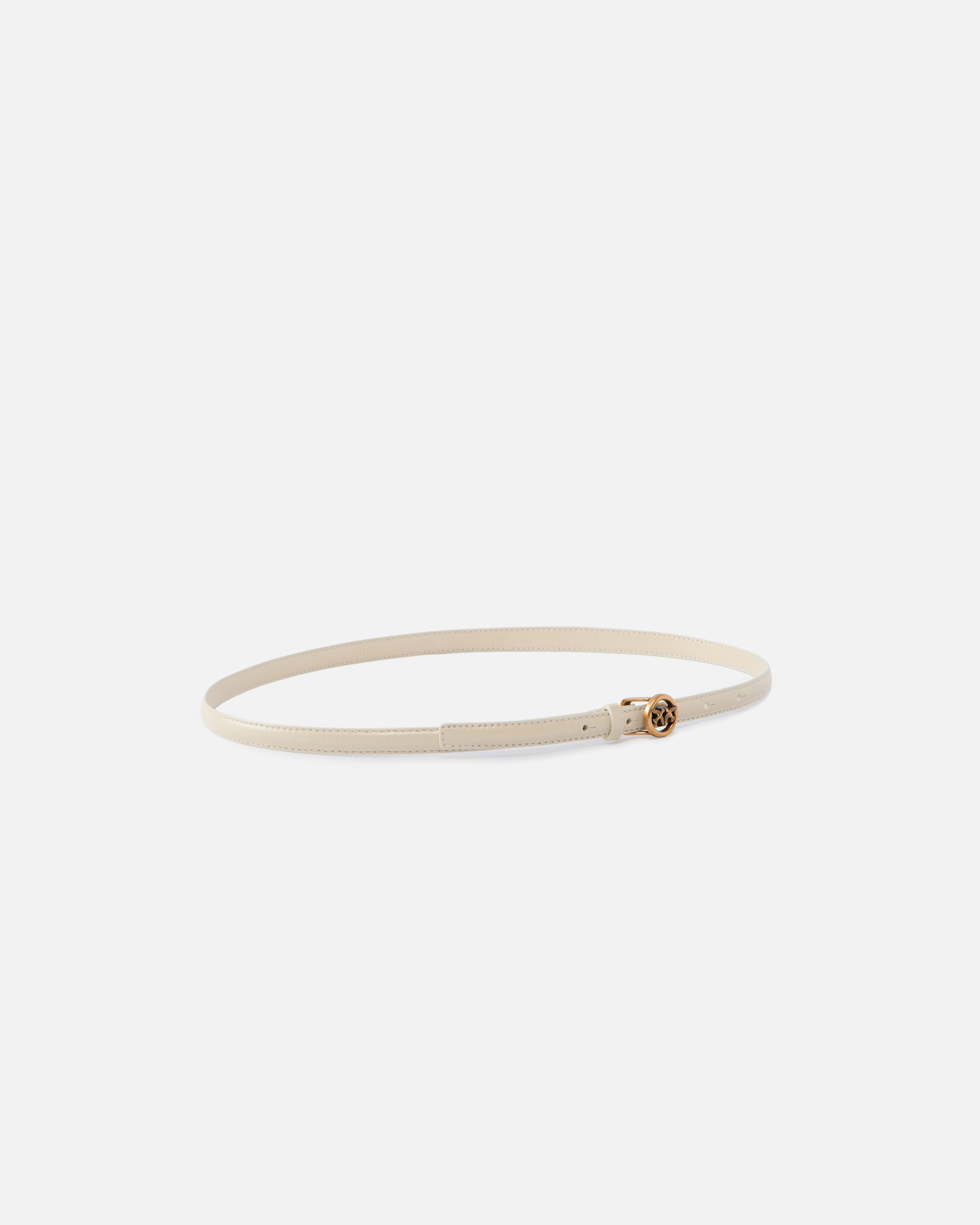 Pinko Thin Leather Belt 1 Cm In Multi