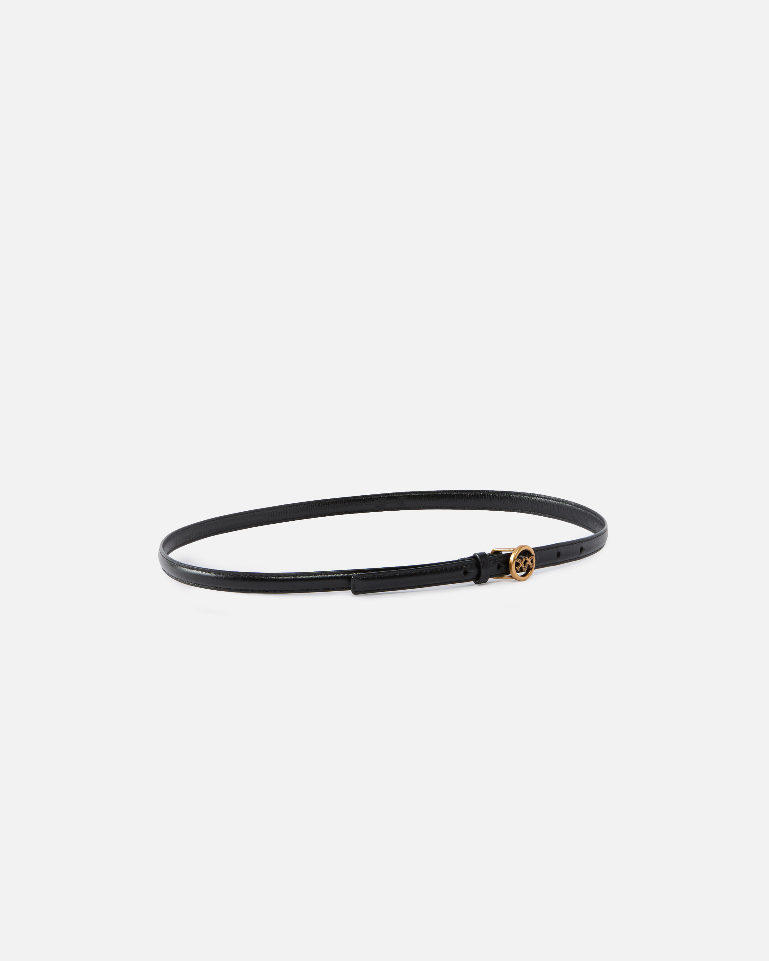 Pinko Thin Leather Belt 1 Cm In Multi