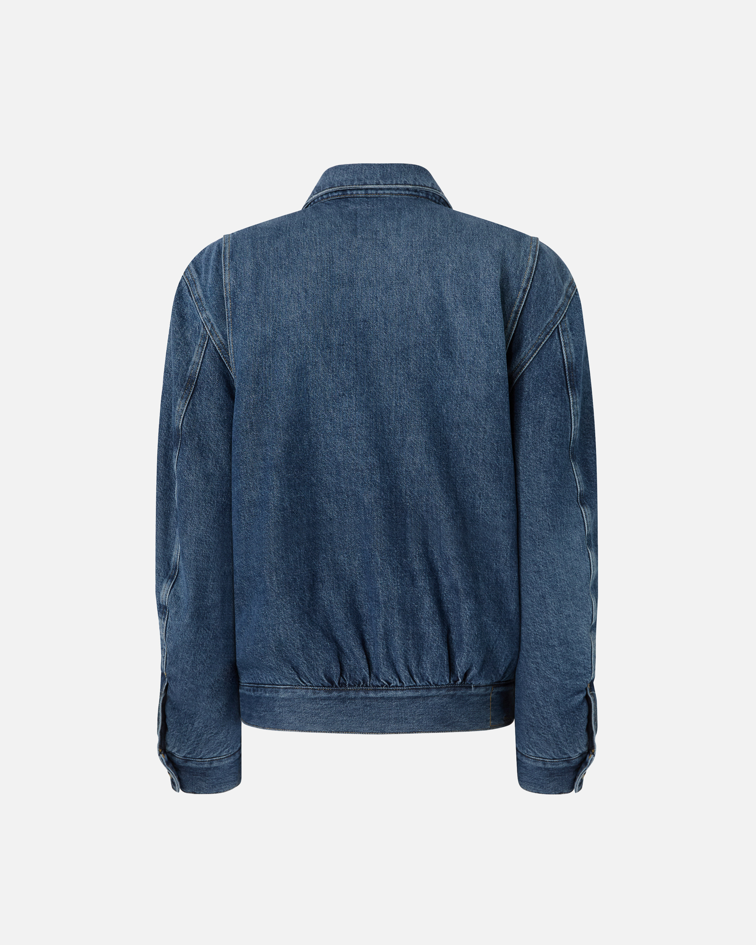 Pinko Pocket-embellished Denim Jacket In Blue