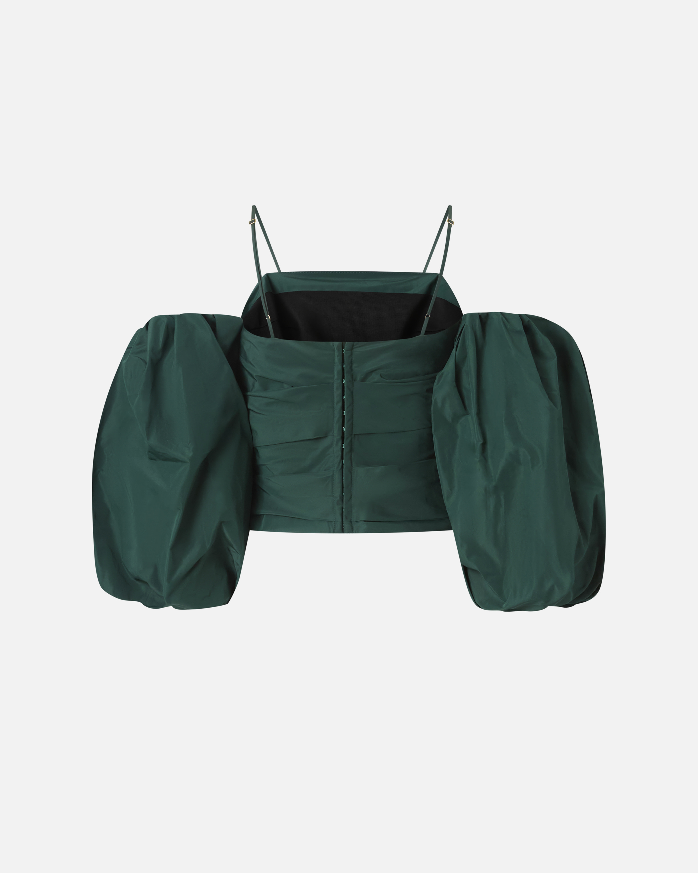 Top corto con mangas globo 5