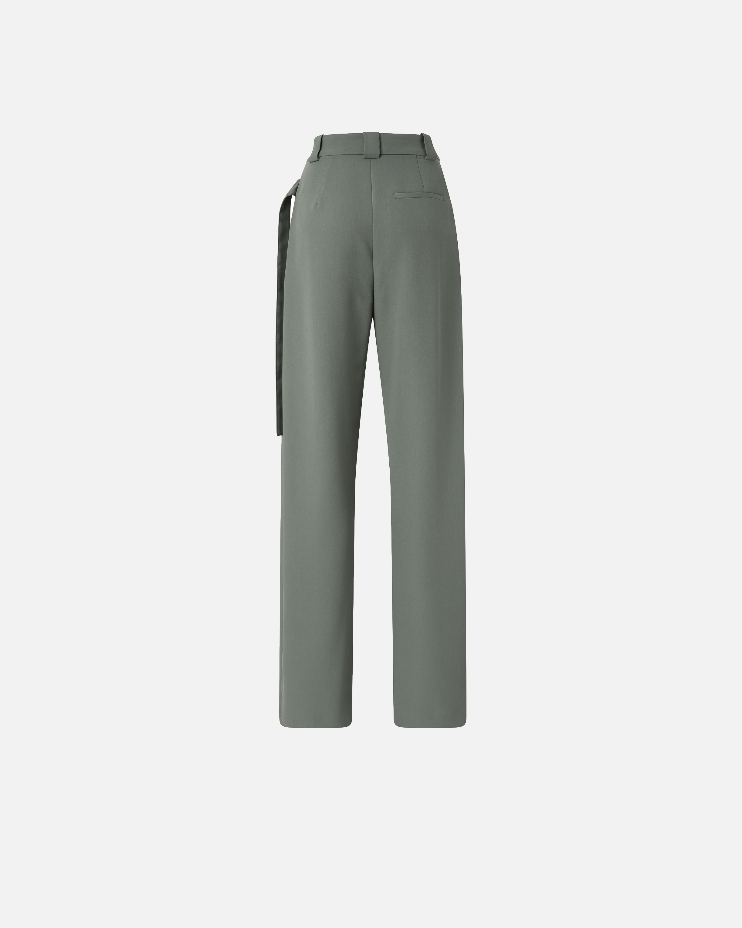 Pinko Wrap-front Pleated Trousers In Blue