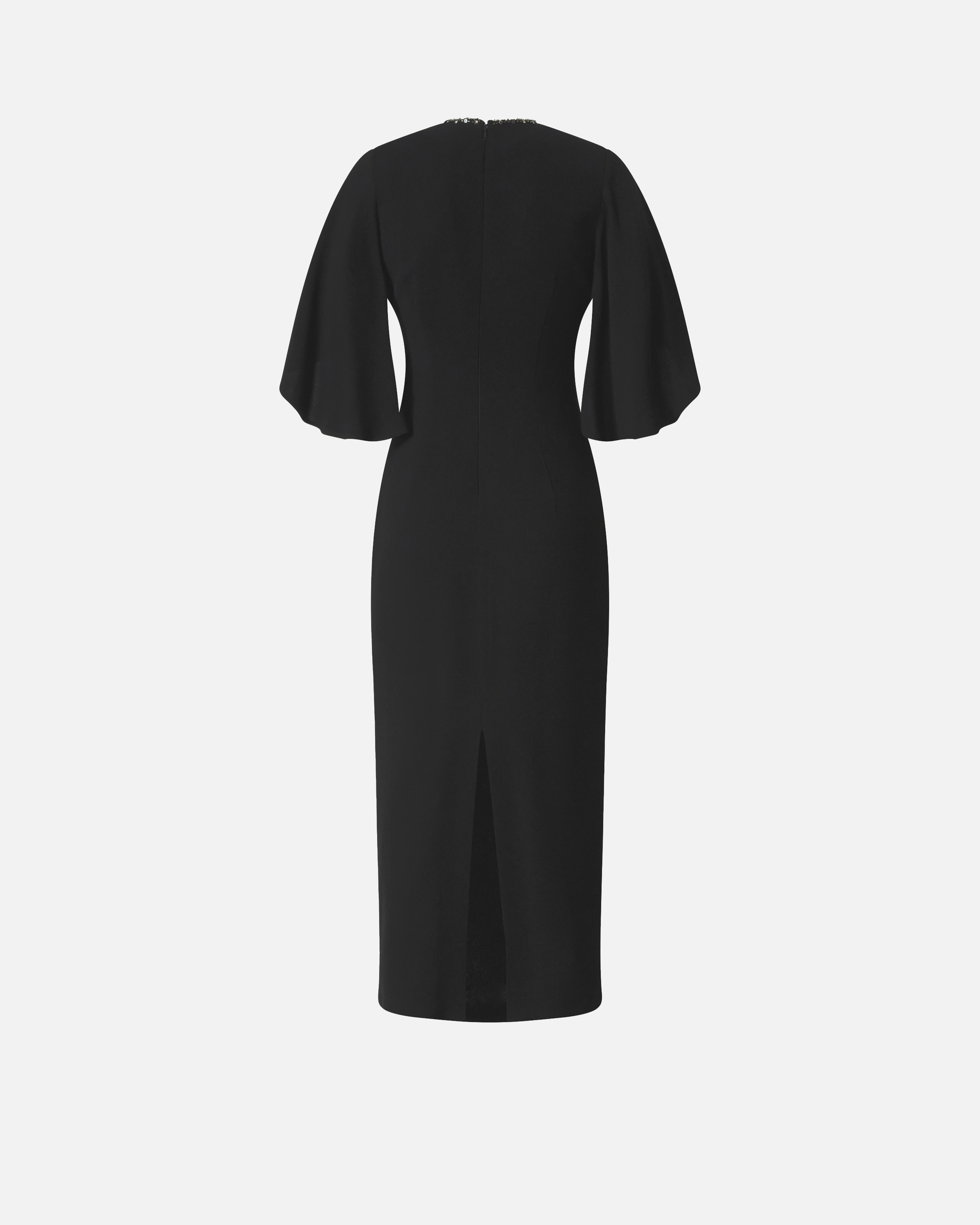 Pinko Dress With Bejewelled Details In Black