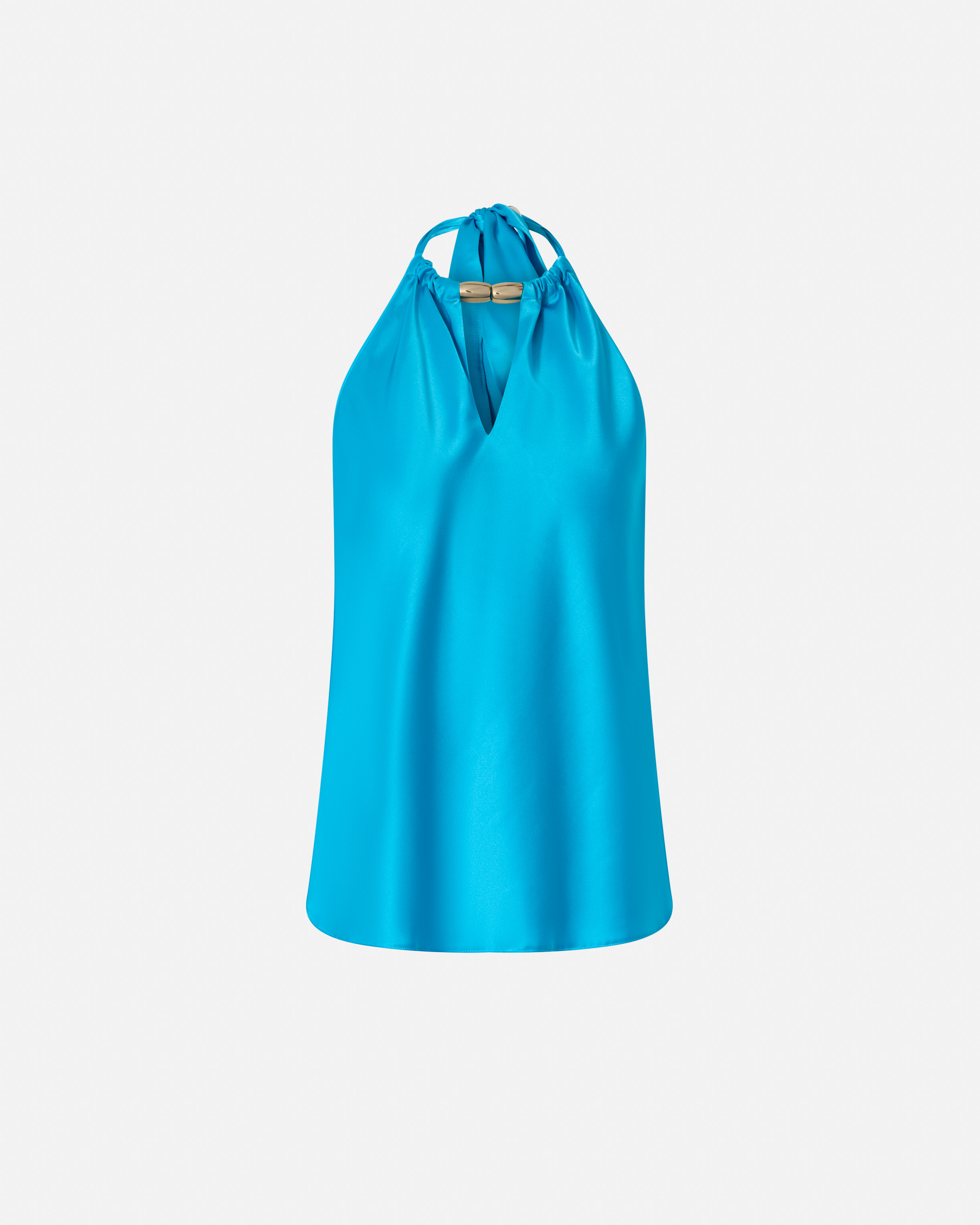 Top dos nu - Bleu Clair - large | Pinko 