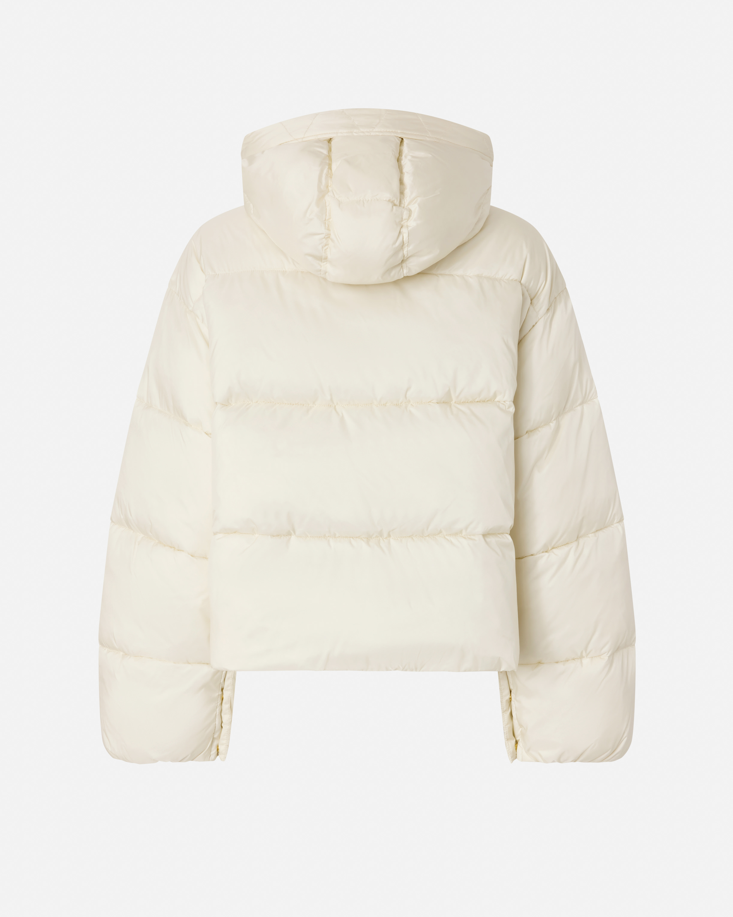 Pinko Technical Canvas Jacket With Hood In White