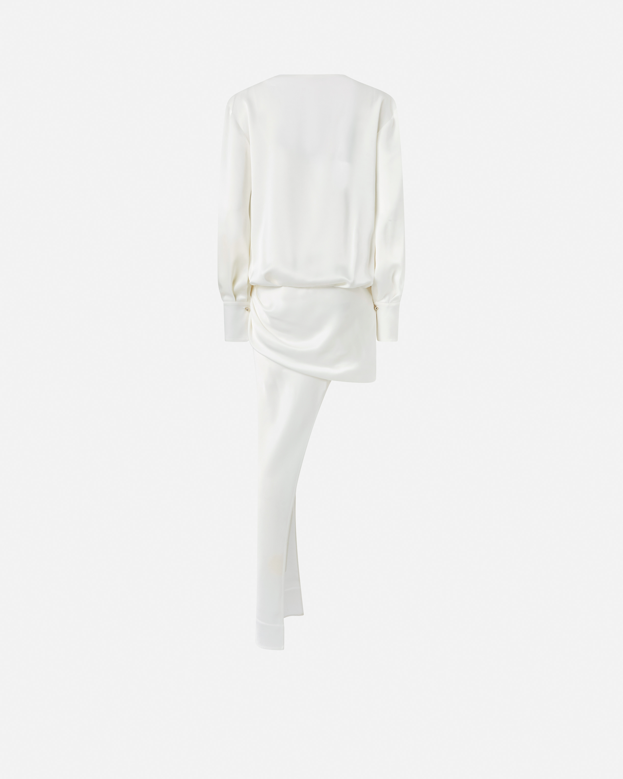 Pinko Lace-embellishment Mini Dress In White