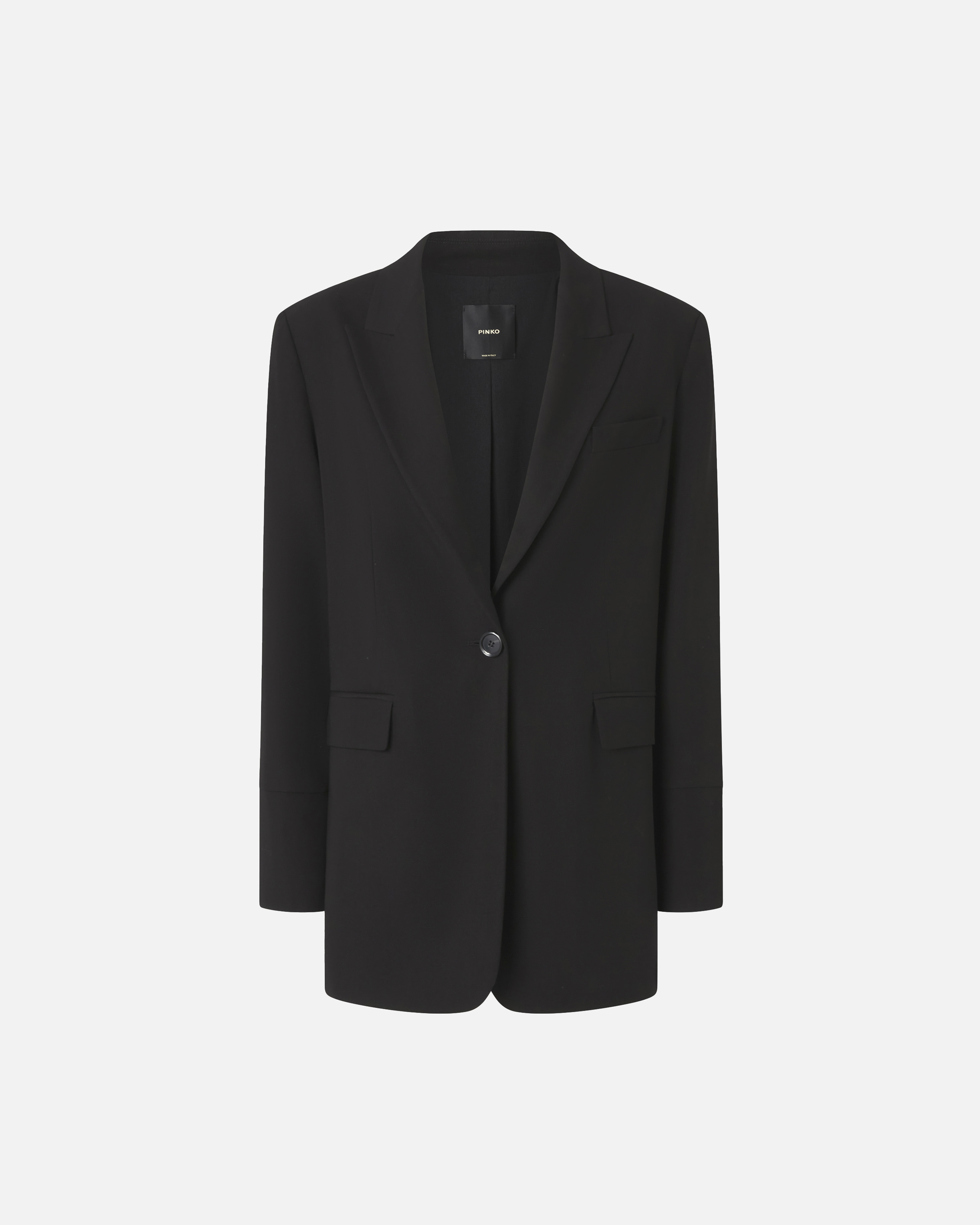 Blazer oversize stretch - Nero - large
