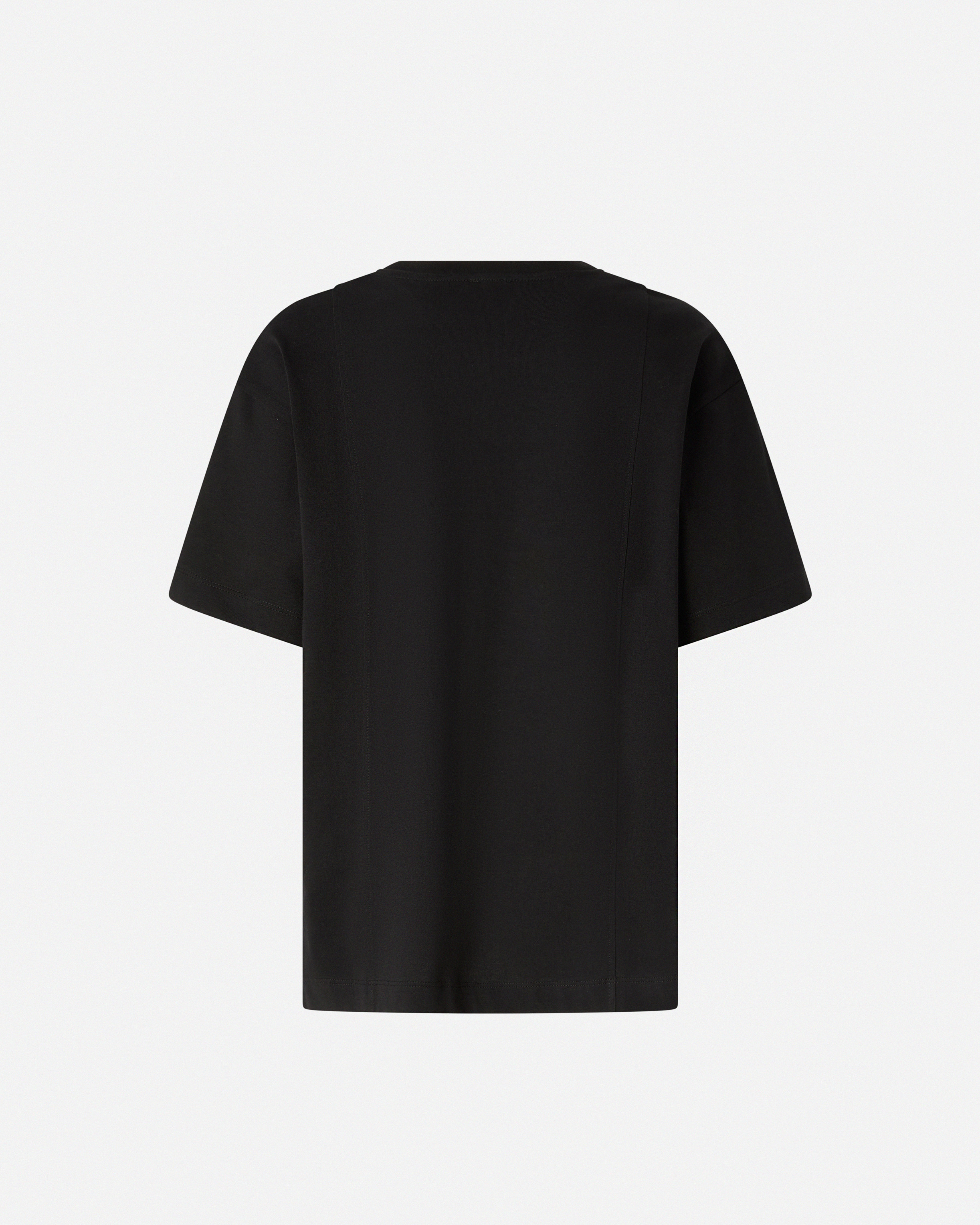Pinko Cotton T-shirt With Logo In Black