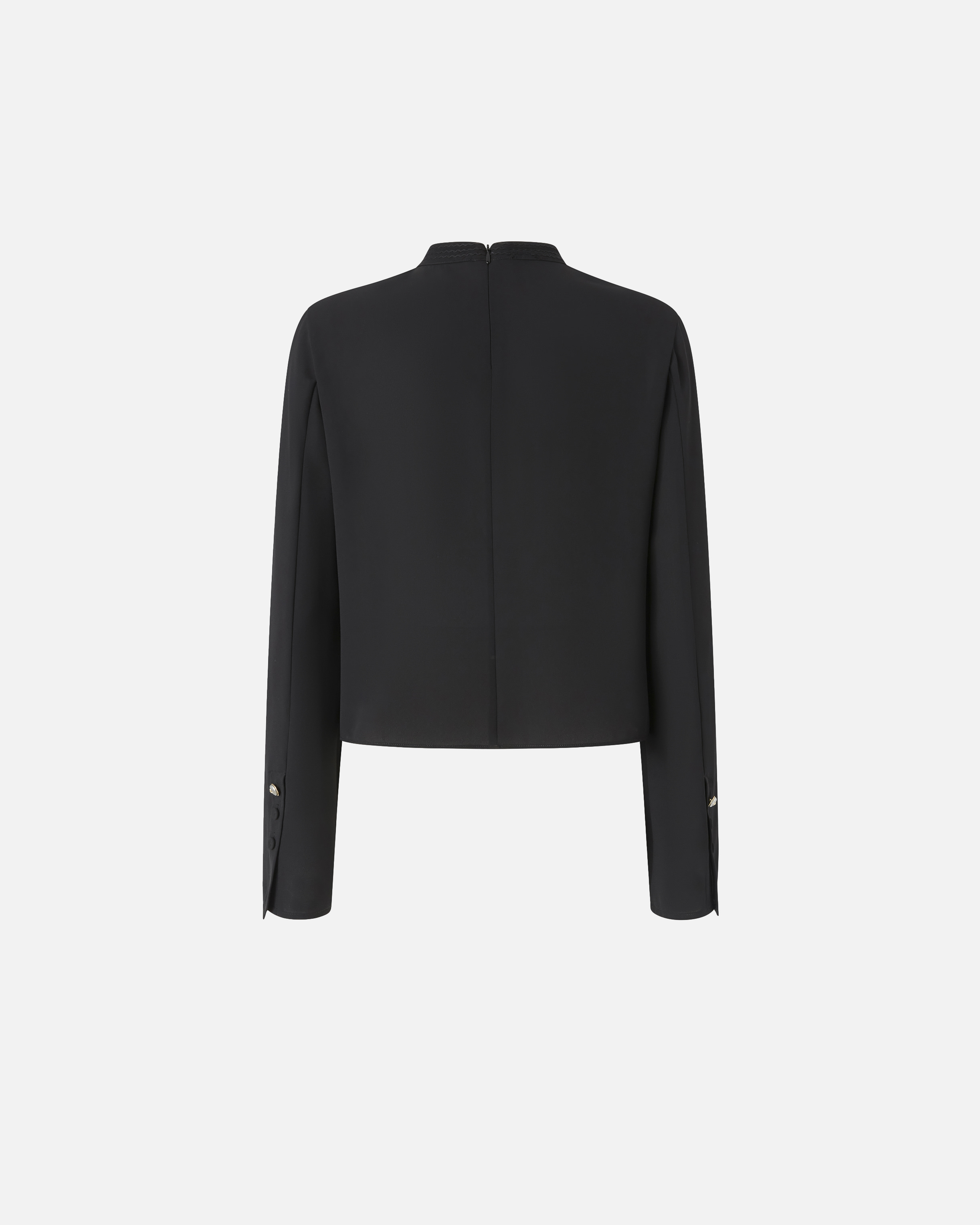 Pinko Bucatini Long-slevee Blouse In Black
