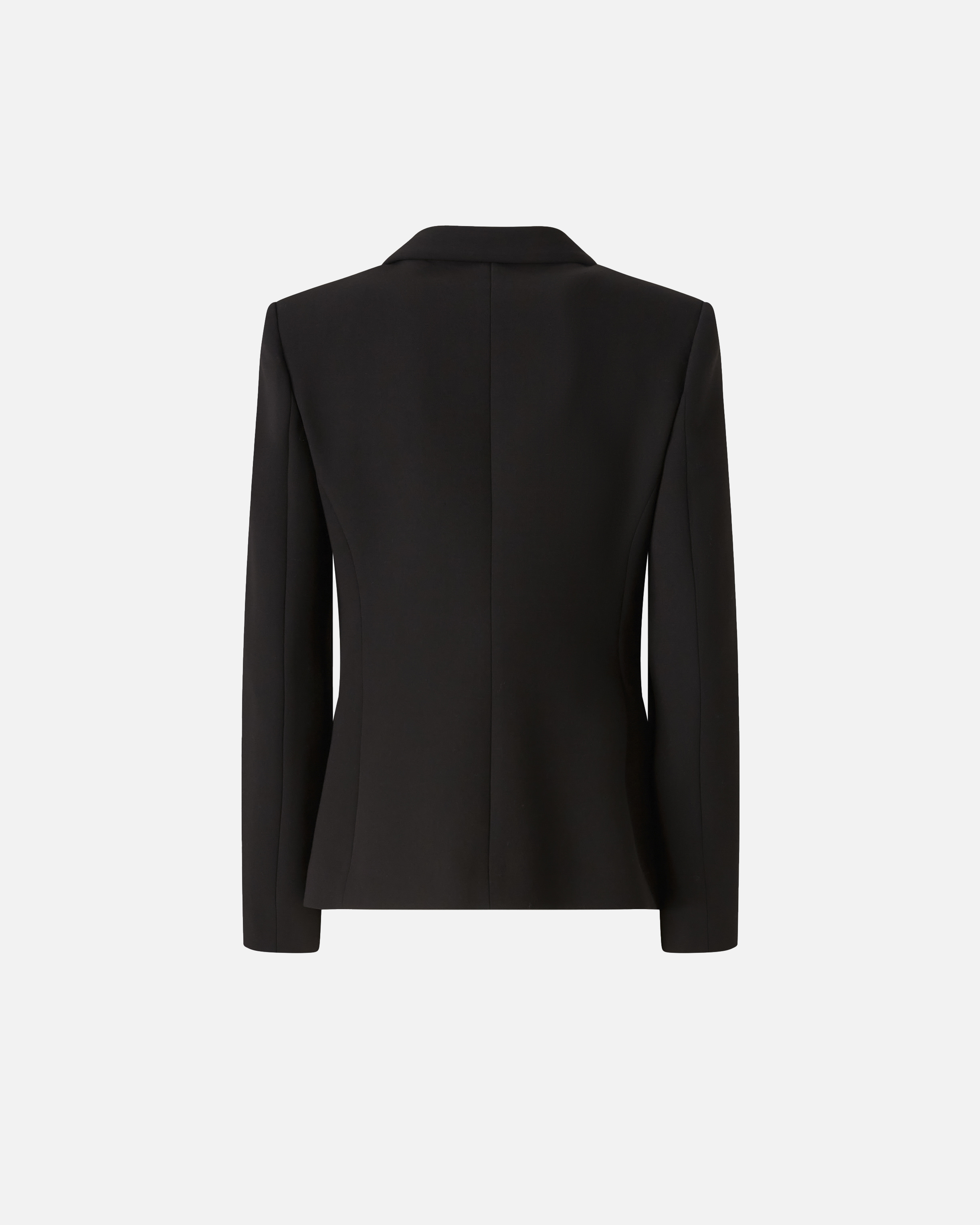 Pinko Single-breasted Blazer With Buttoned Sleeves In Black