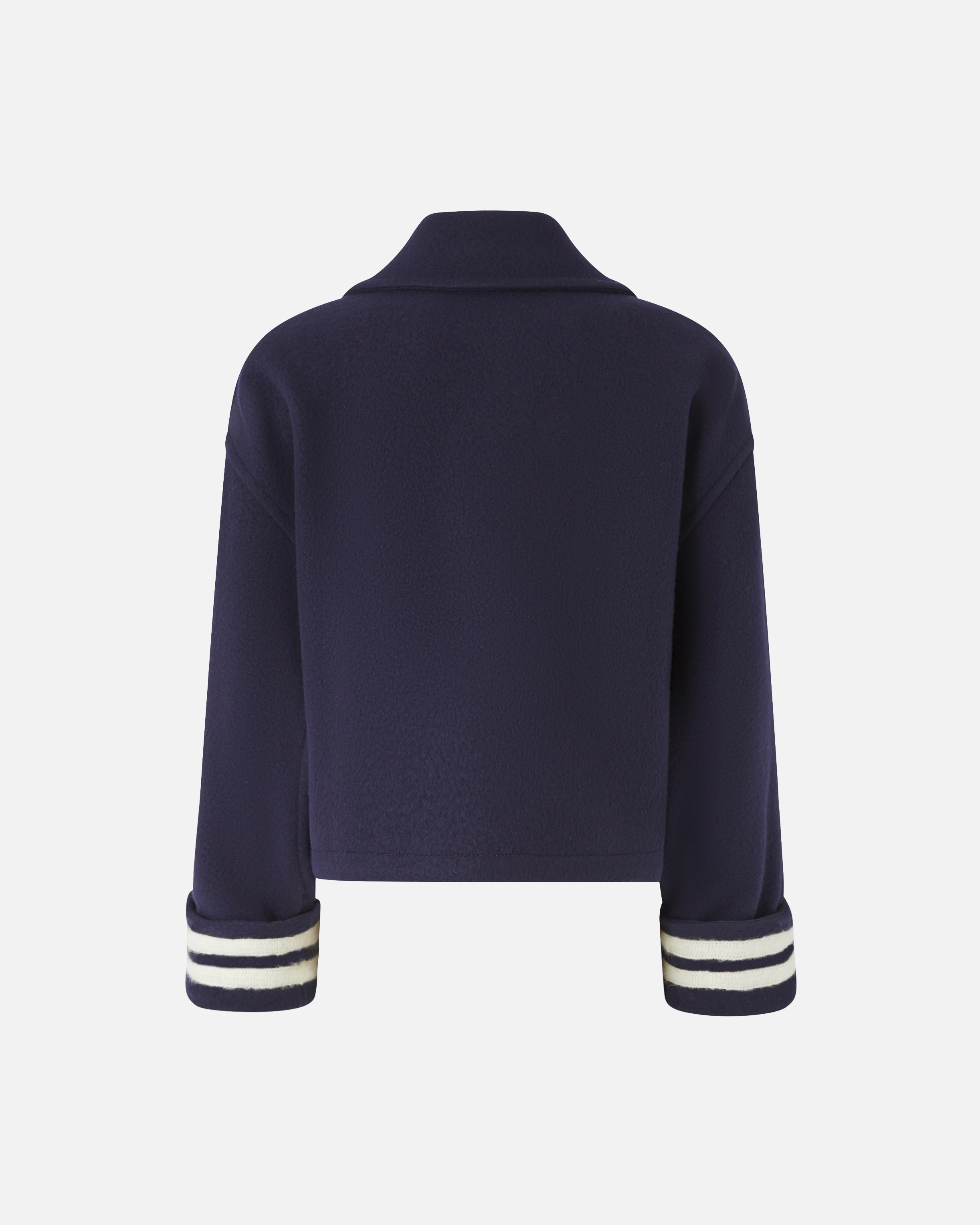 Pinko Long-sleeved Casual Jacket In Blue
