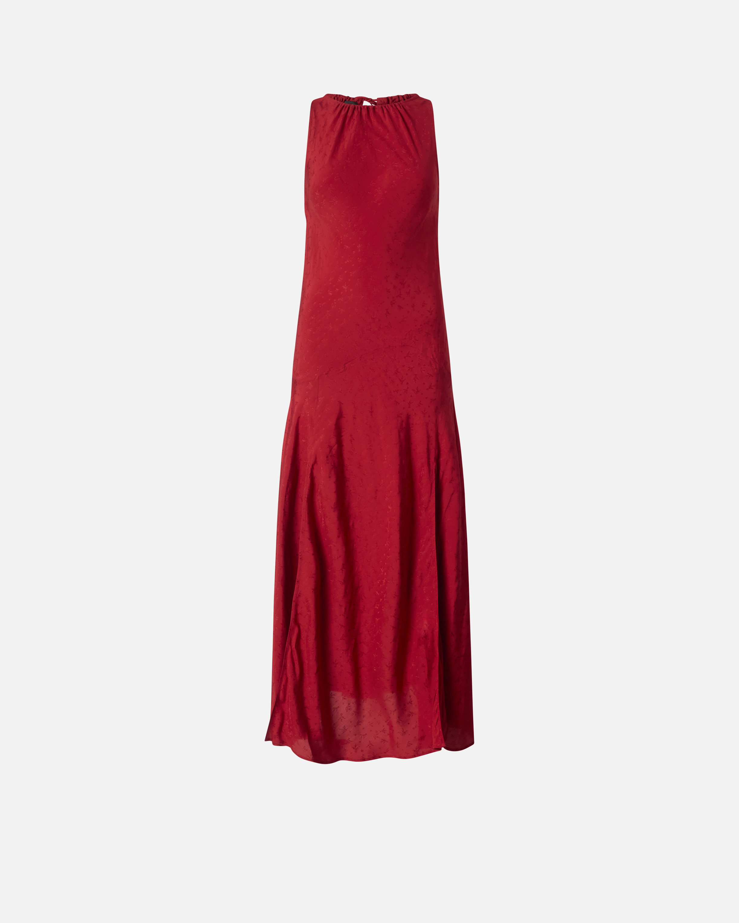 Long viscose jacquard dress 4
