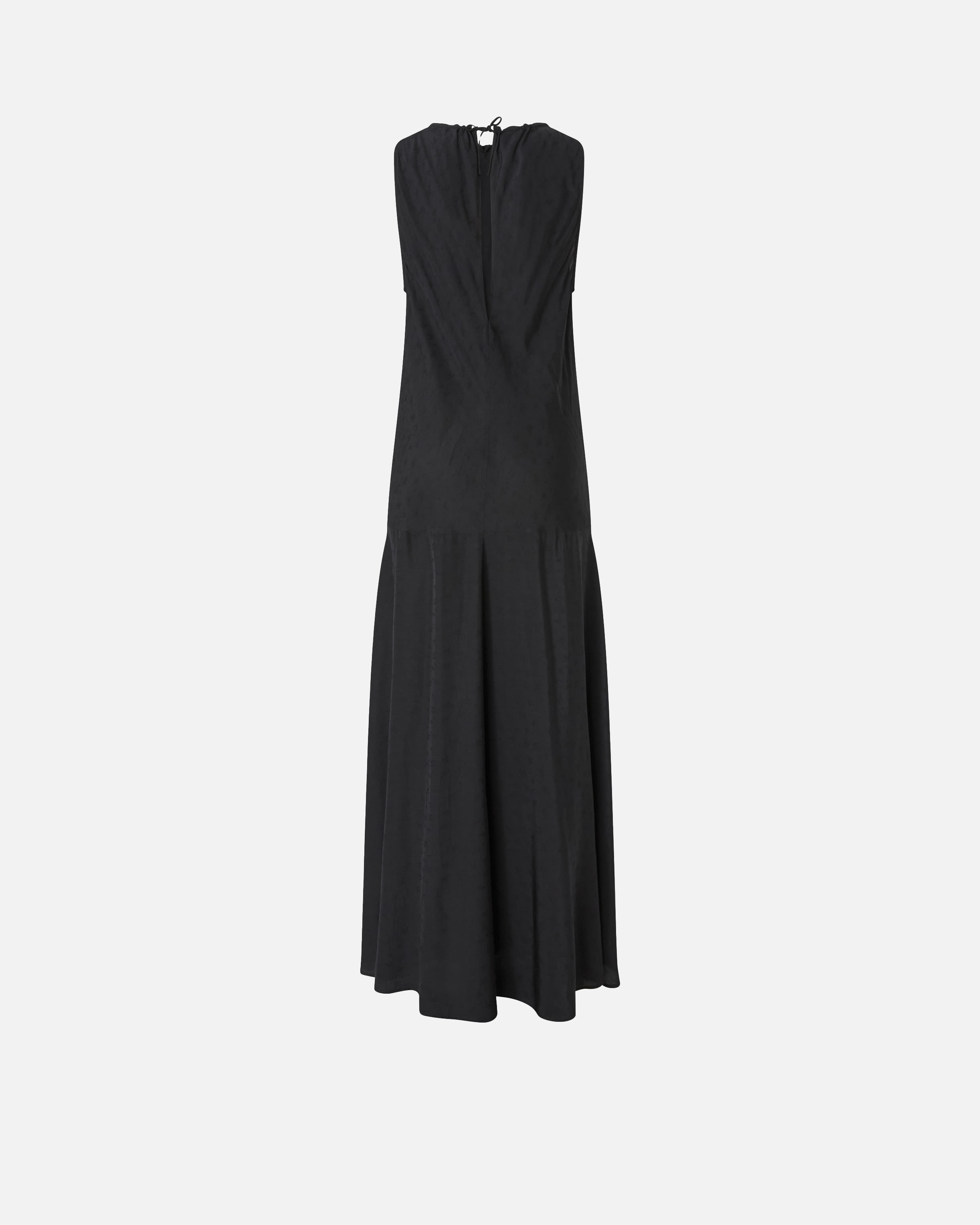 Long viscose jacquard dress 5