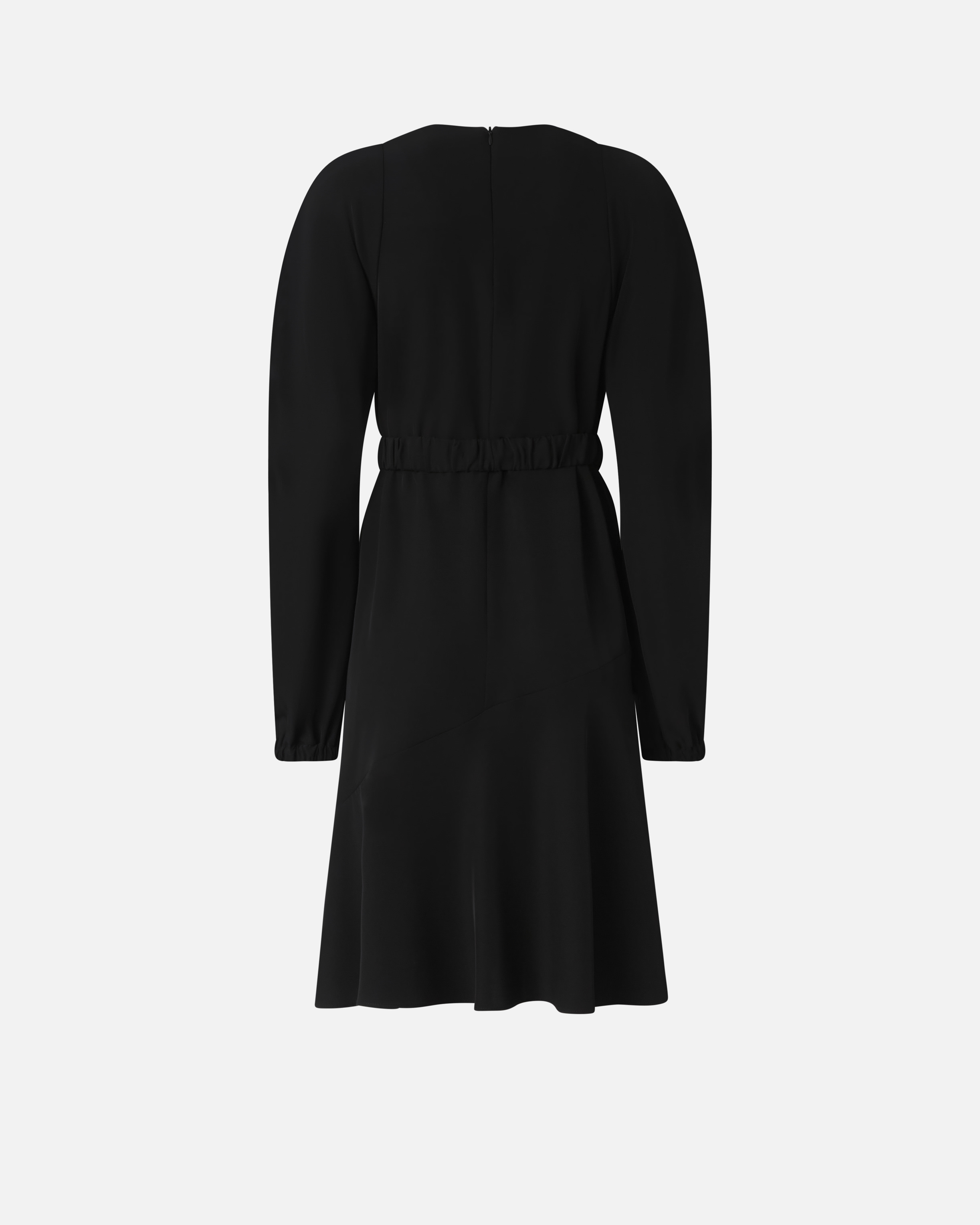 Pinko Love Birds Belted Midi Dress In Black