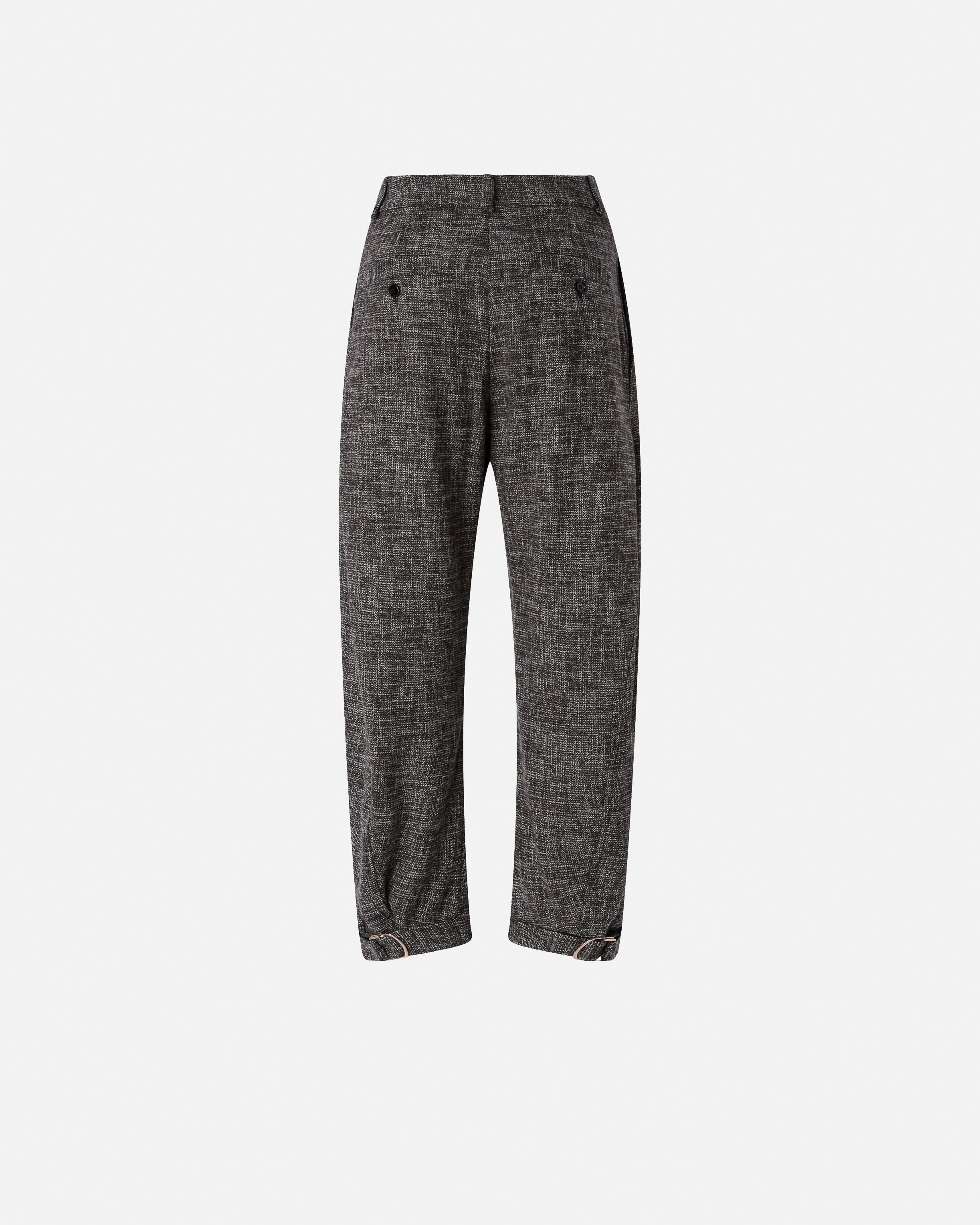 Pinko Pantalon Ballon En Flanelle In Gray