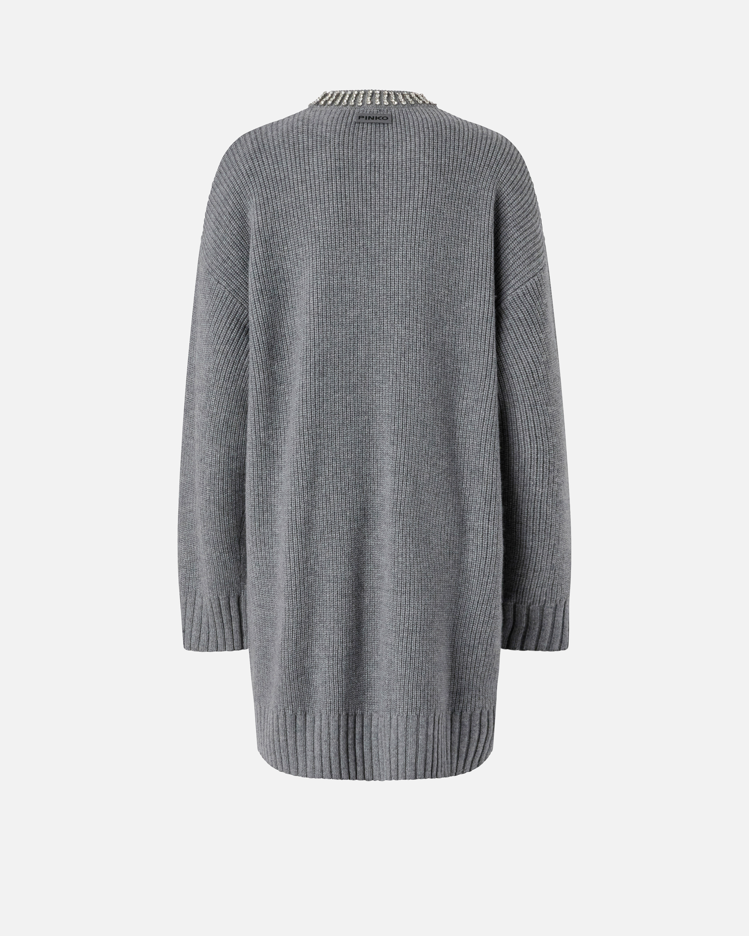 水钻衣领针织连衣裙 5