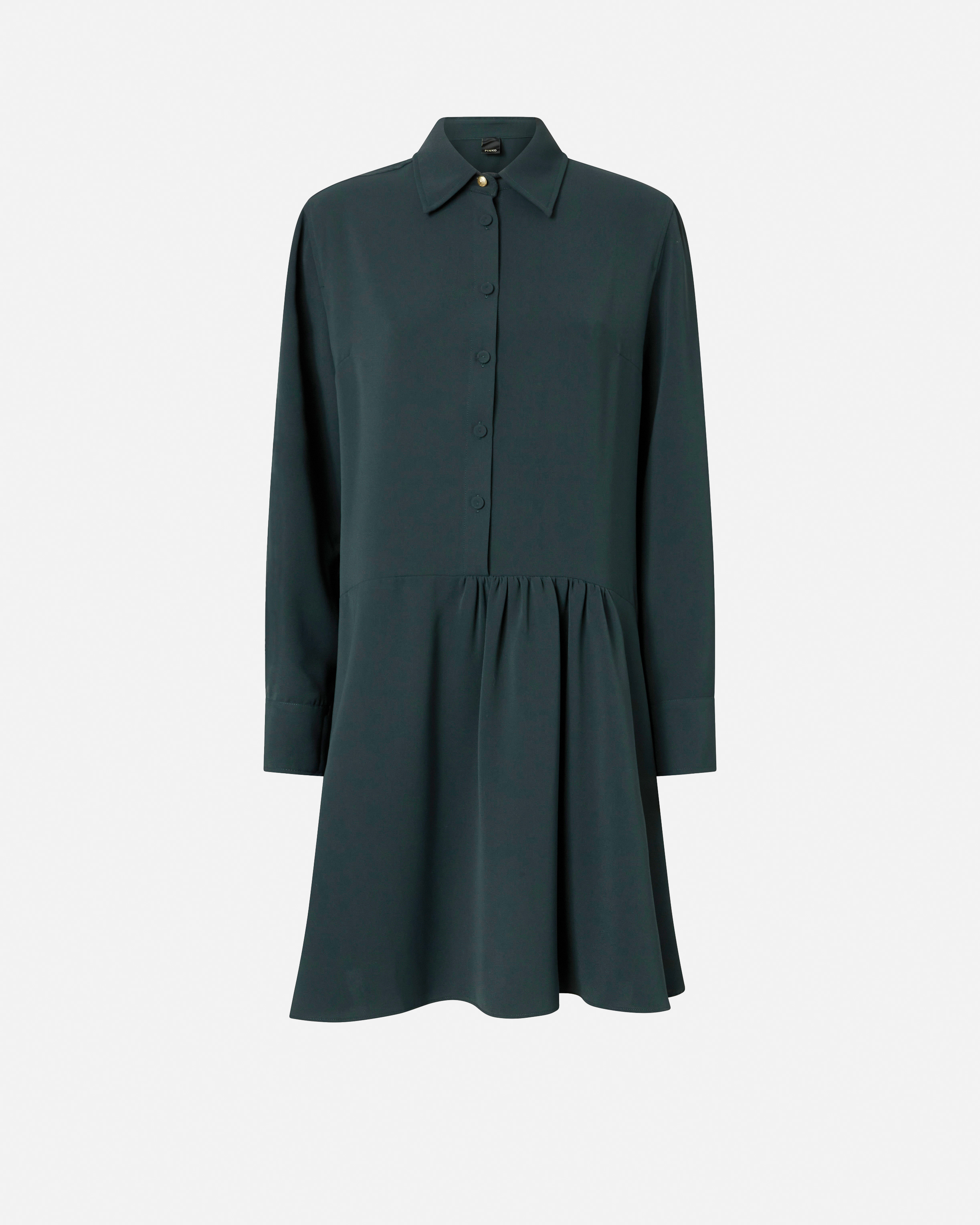 垂顺织物短款连衣裙 4