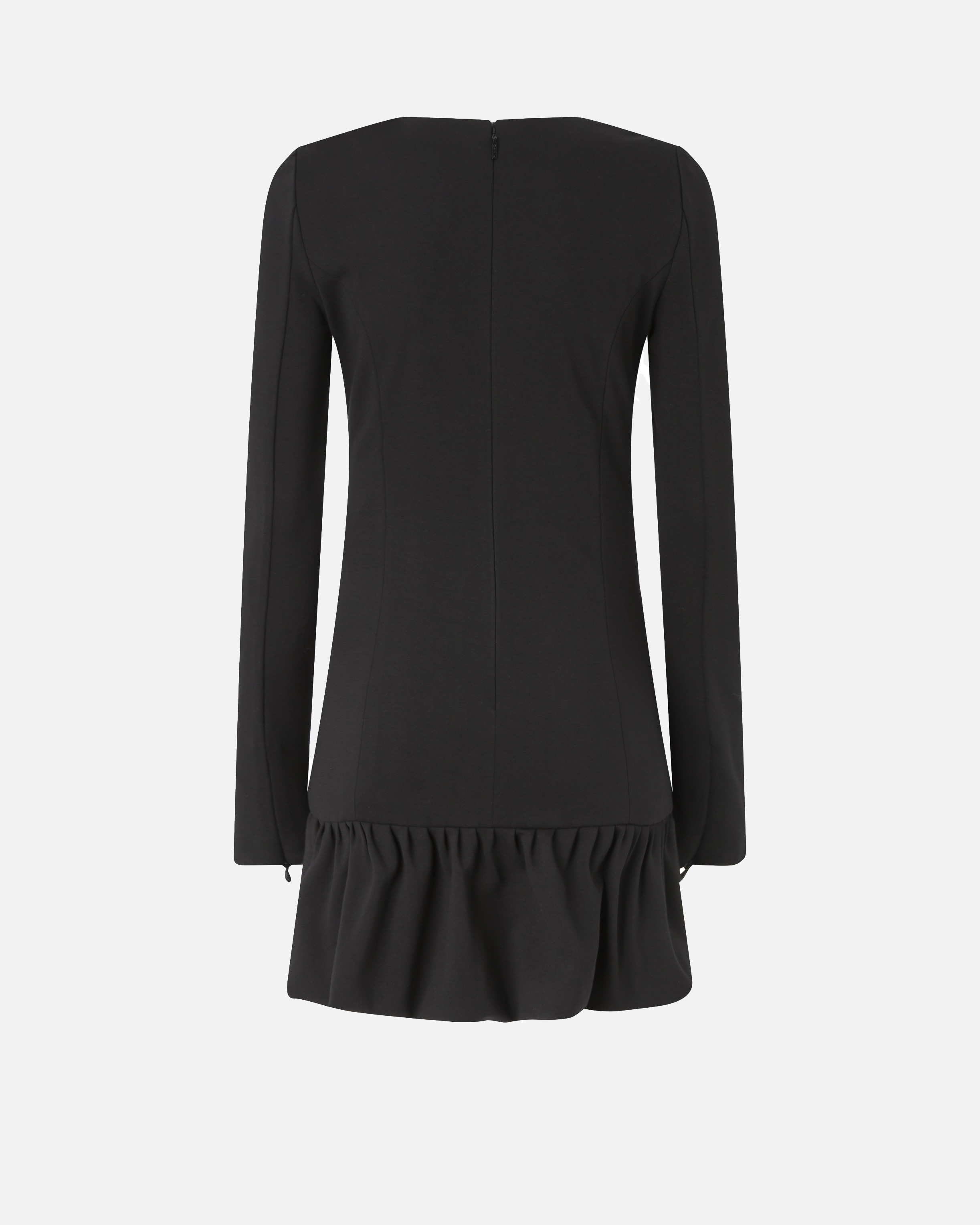 Pinko Mini Dress With Square Neckline In Black
