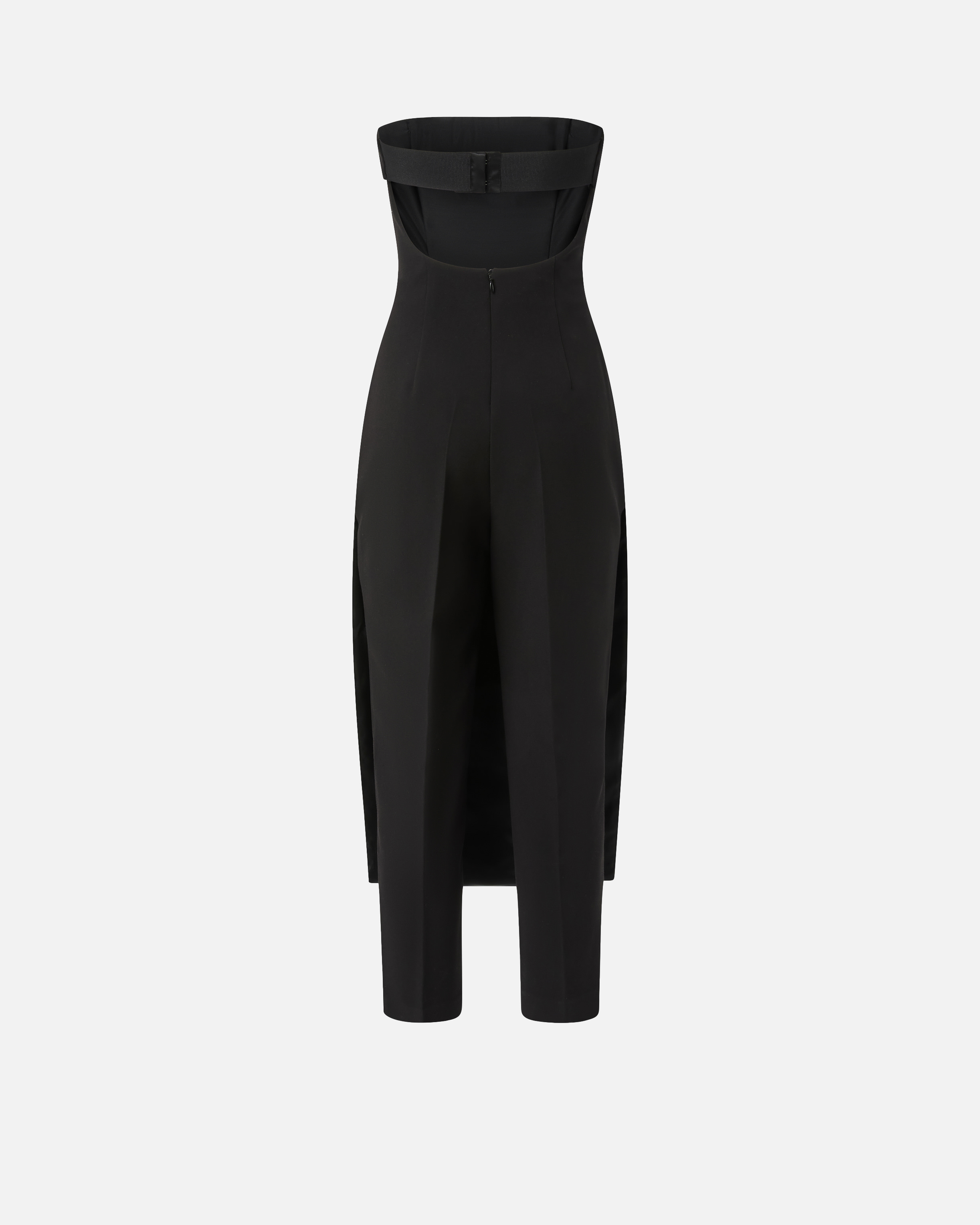 Pinko Jumpsuit With Skirt-effect Front In Black