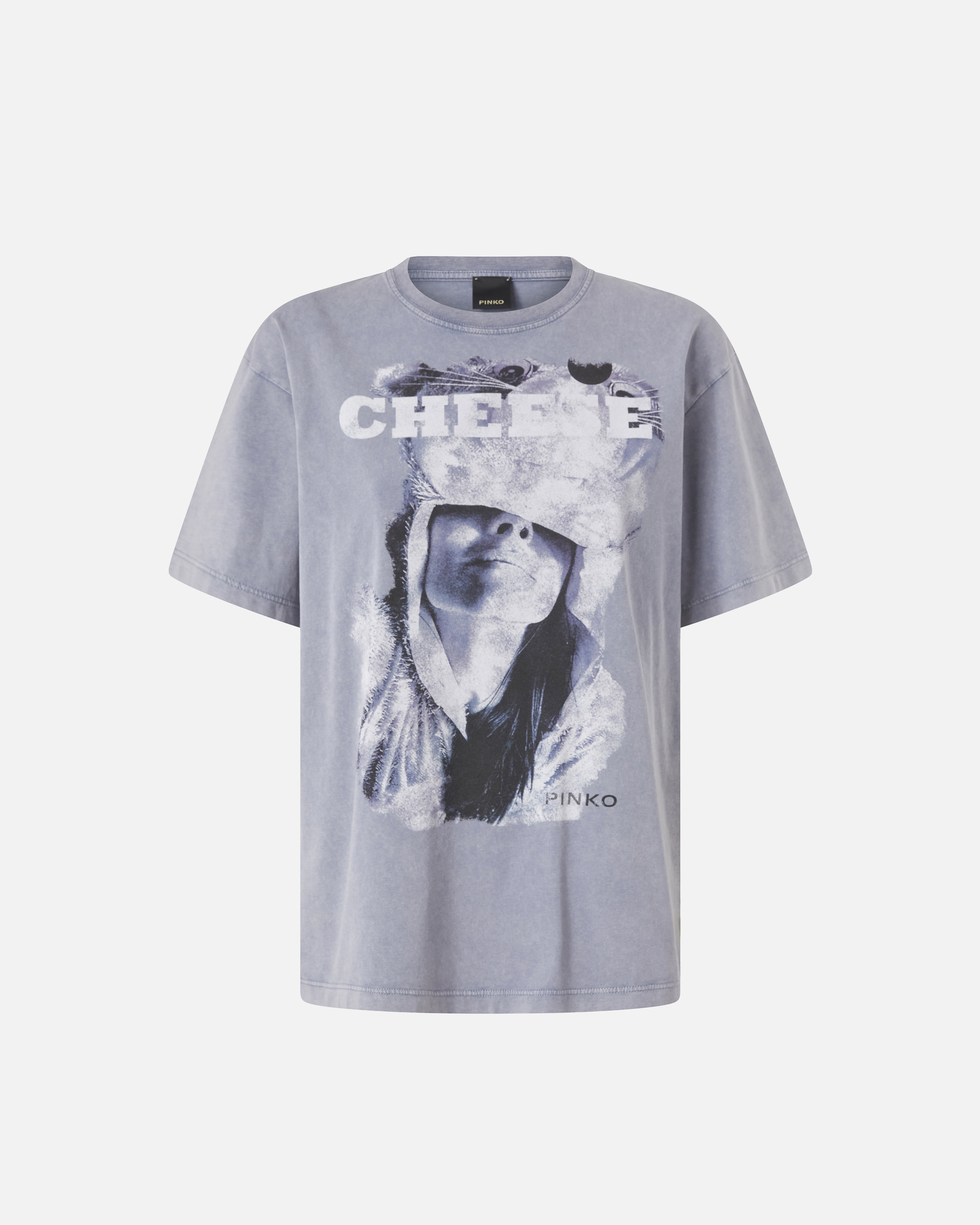 【NONCODE】(Unisex) Fleo embroidered T-shirt Niepce Japanese Streetwear T-Shirt for Men Fish Embroidery