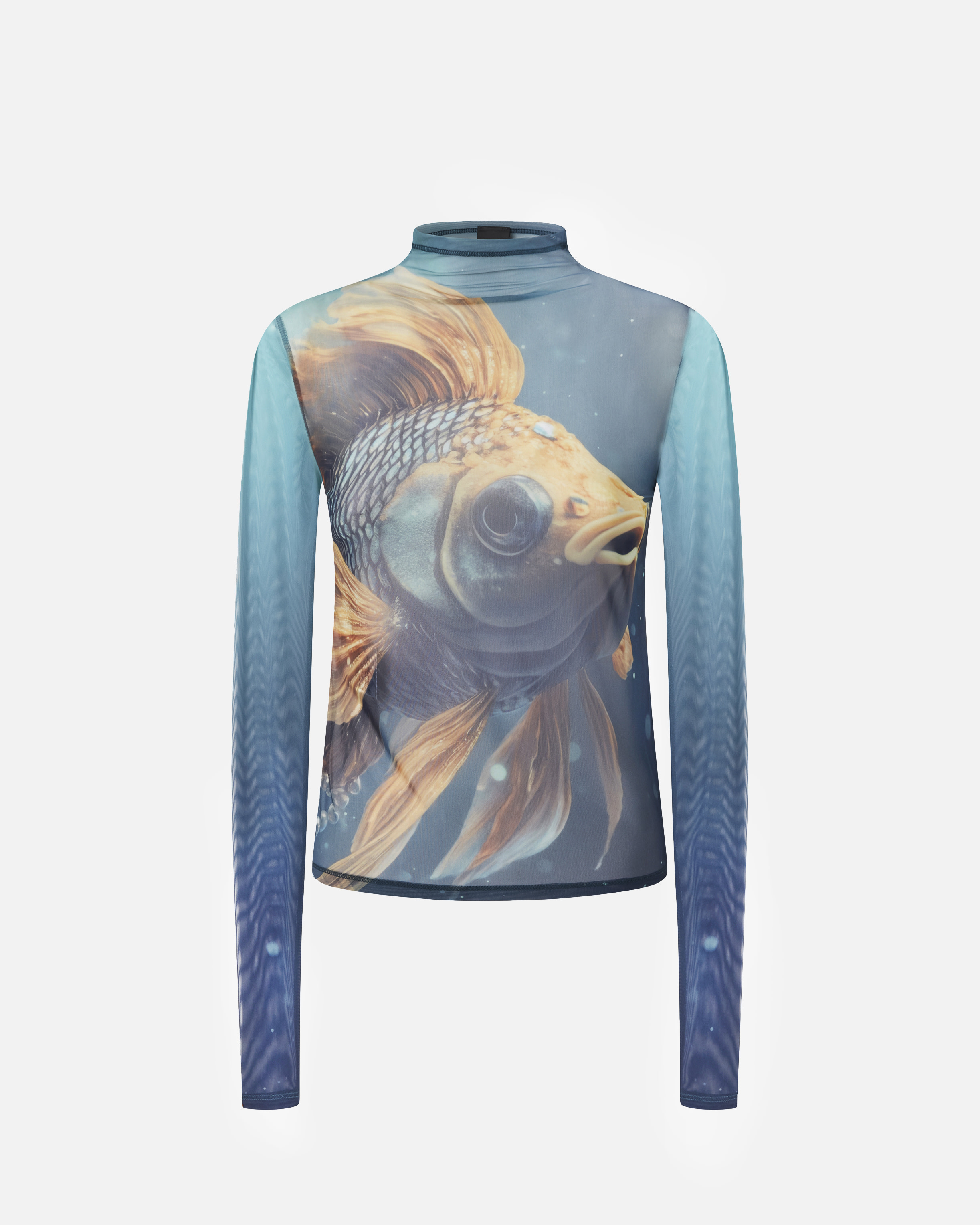 Pinko Printed Tulle Sweater In Multi