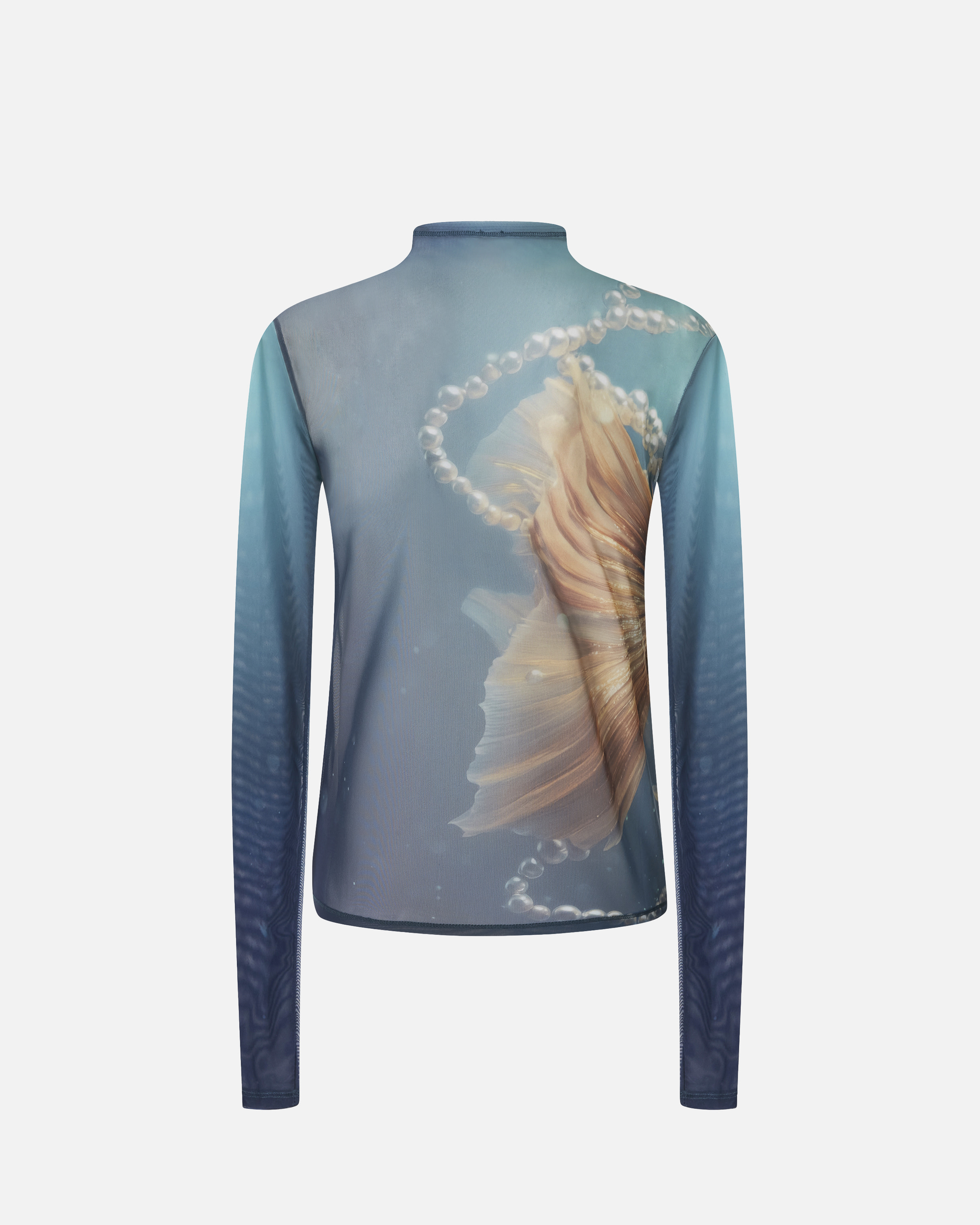 Pinko Printed Tulle Sweater In Multi