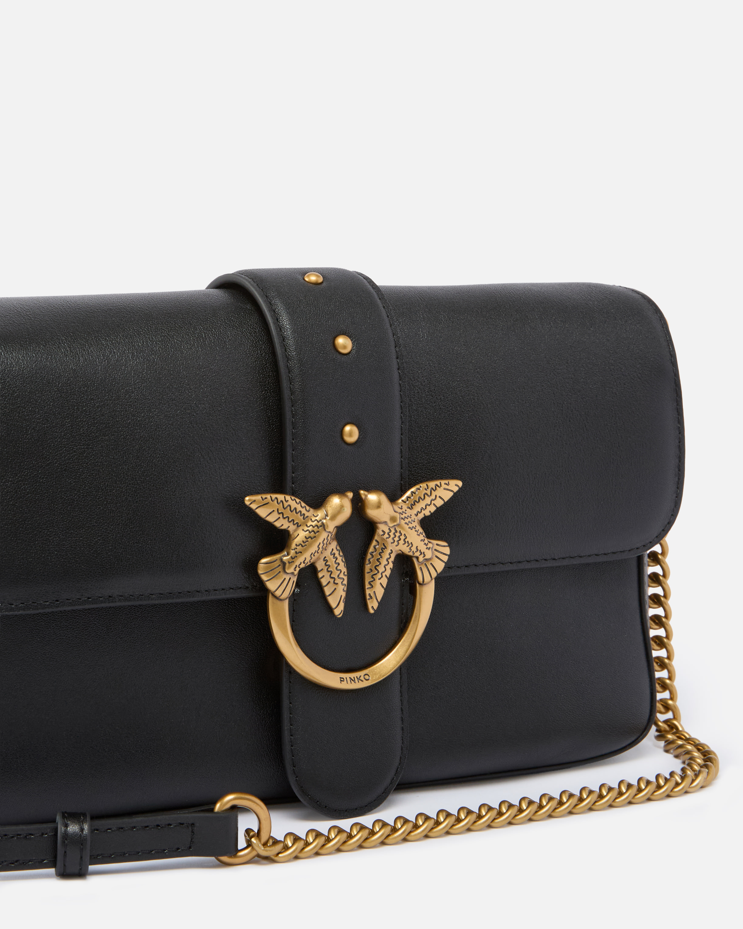 Pinko Sac À Main Moyen Love Bag One Slouchy En Cuir À Double Bandoulière In Multi